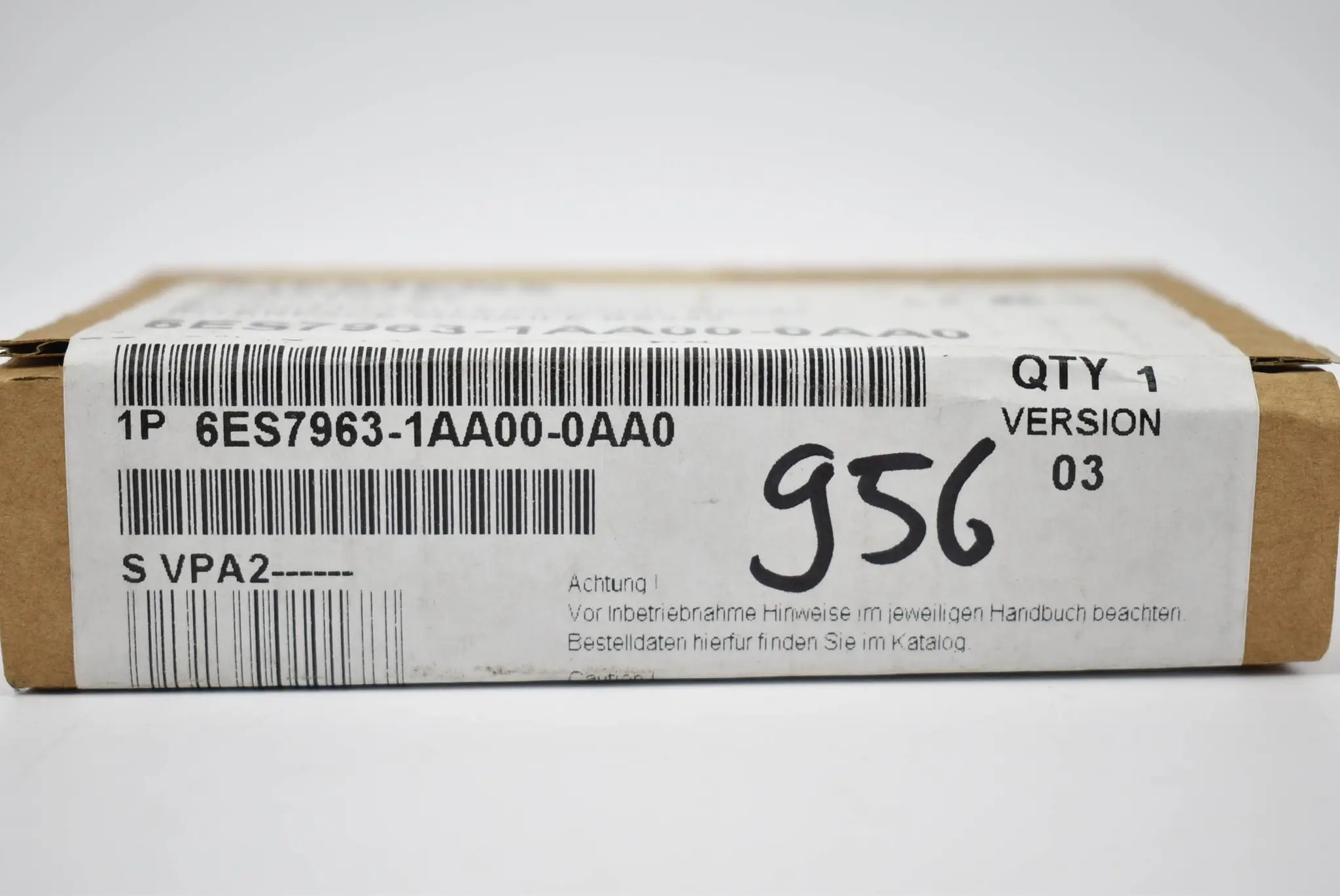 Produktfoto 1 von Siemens Simatic S7-400 SM 6ES7963-1AA00-0AA0 ( 6ES7963-1AA00-0AA0 )