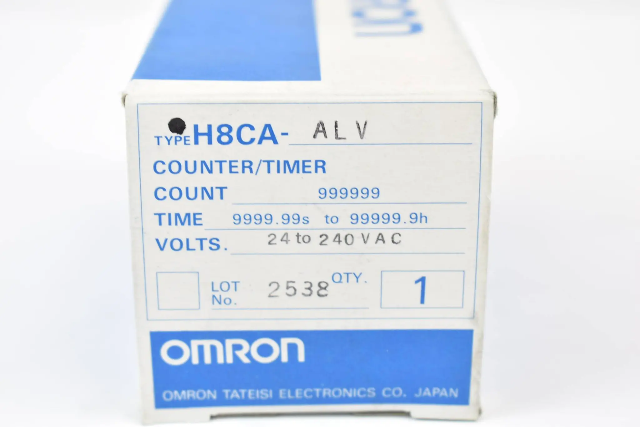 Produktfoto 1 von Omron Counter/Timer H8CA-ALV Count 999999 Time 9999.99s to 99999.9h 24 to 240VAC