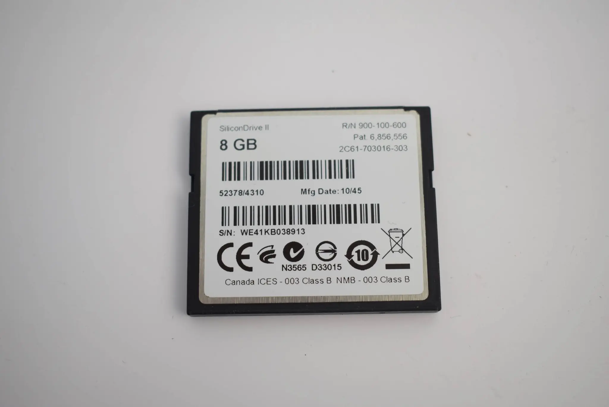 Produktfoto 1 von Beckhoff Kompakt-Flash-Karte 8GB CX1800-0202-0002 ( CX1900-0029 )