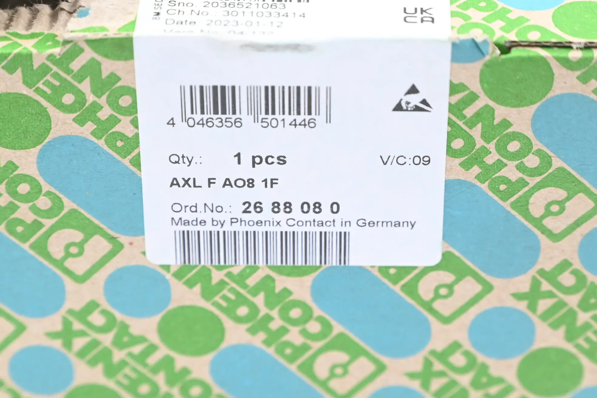 Produktfoto 1 von Phoenix Contact Analogmodul AXL F AO8 1F ( 2688080 )