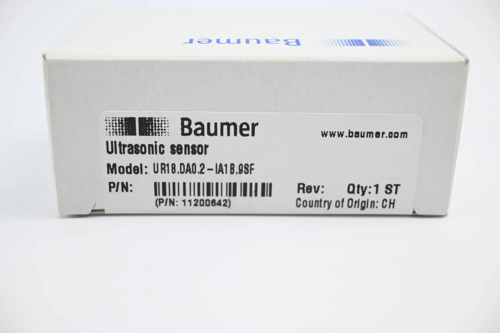 Produktfoto 1 von Baumer Ultraschall Abstandssensor UR18.DA0.2-IA1B.9SF ( 11200642 )