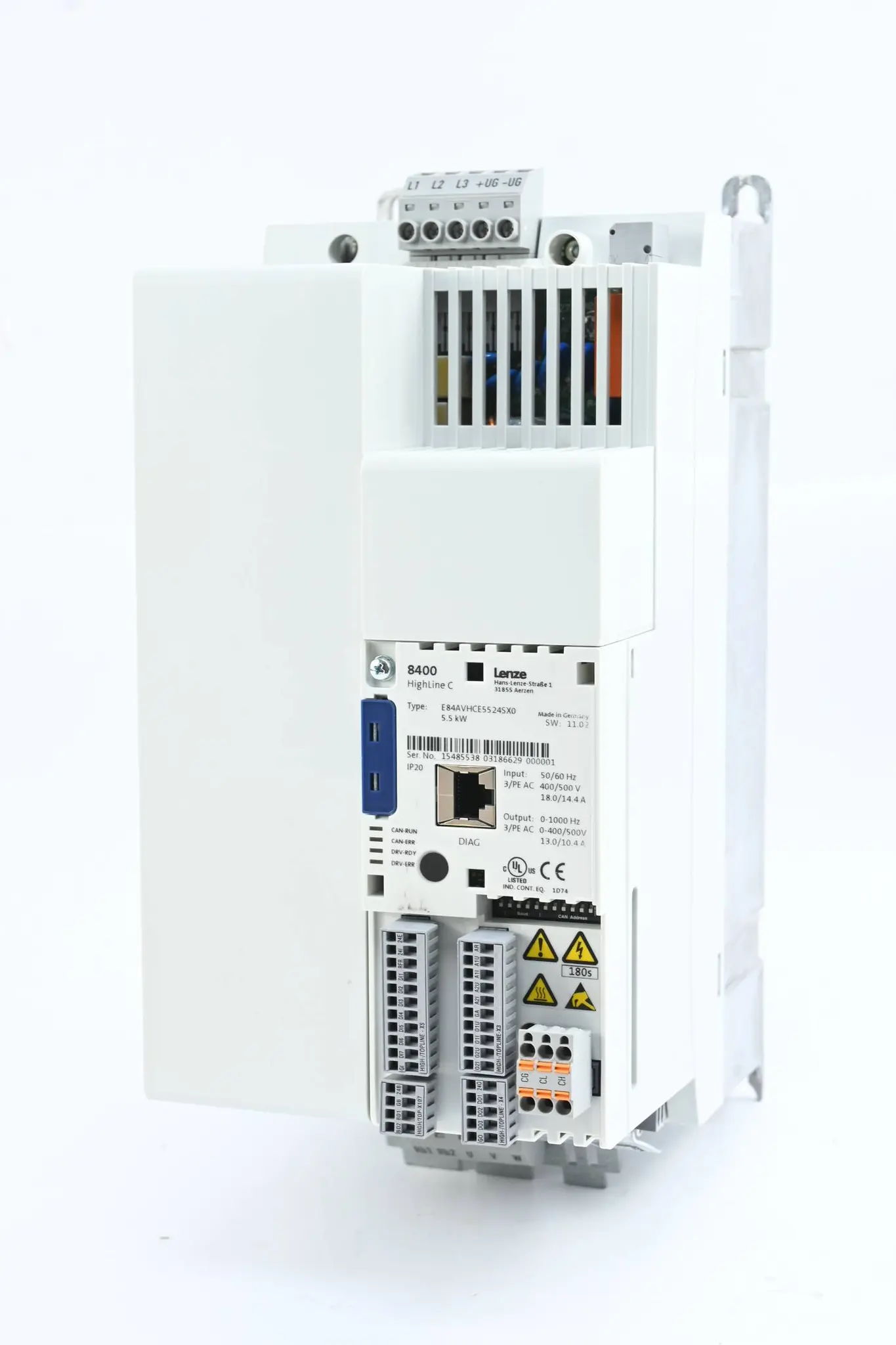 Produktfoto 1 von Lenze HighLine C Frequenzumrichter E84AVHCE5524SX0