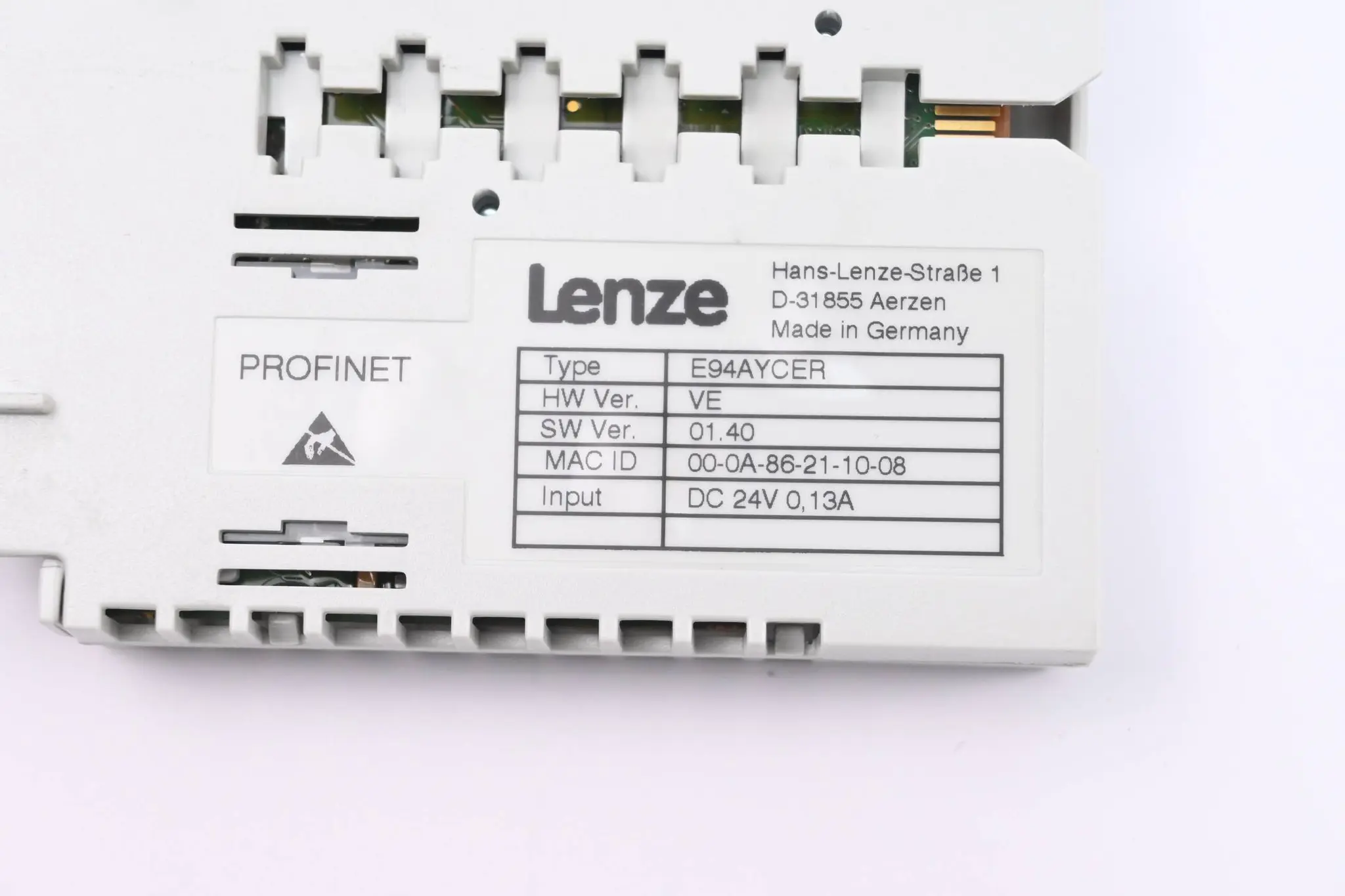 Produktfoto 1 von Lenze Profinet Modul E94AYCER