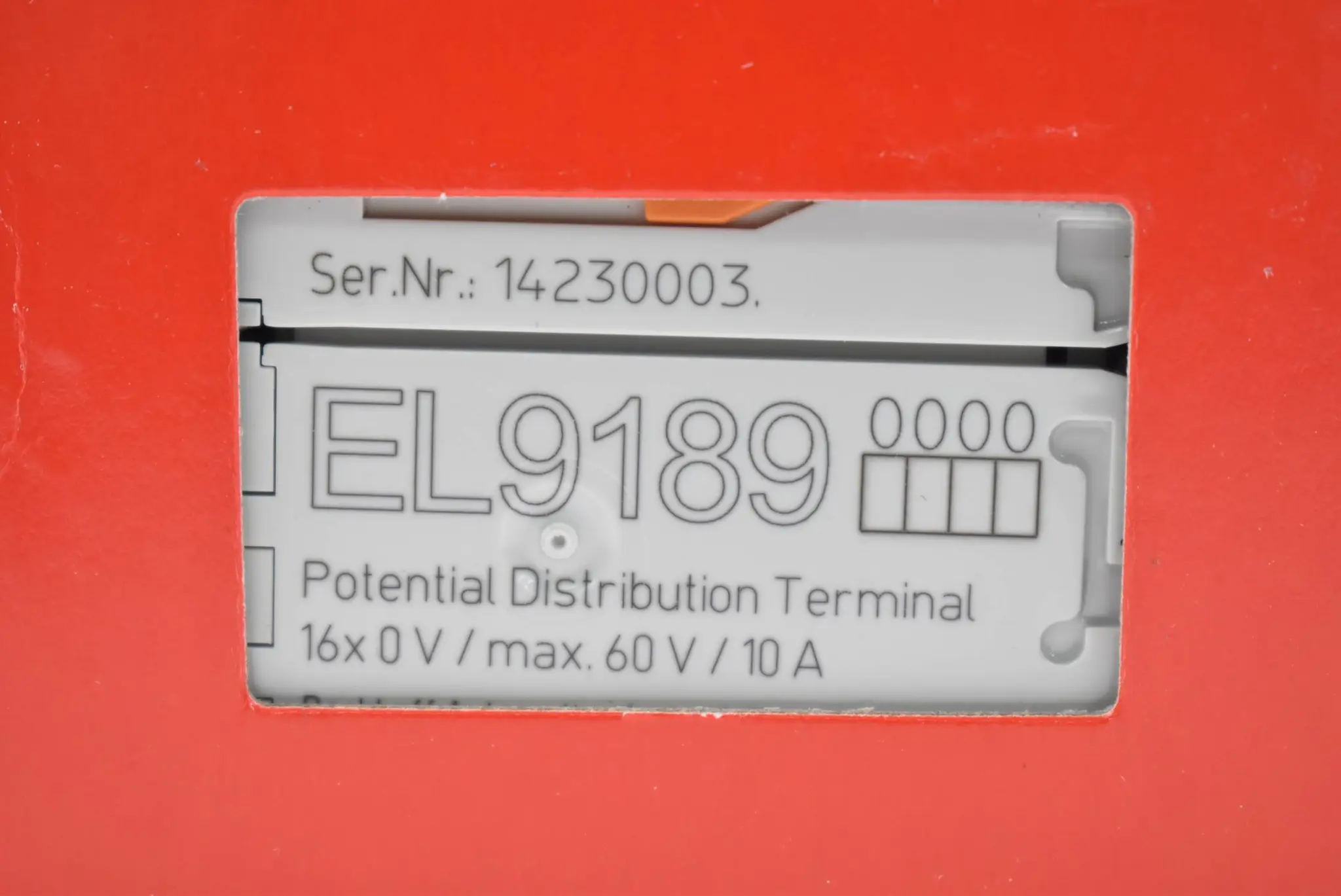 Produktfoto 1 von Beckhoff Potenzialverteilungsklemme 16x0VDC EL9189 ( EL 9189 )