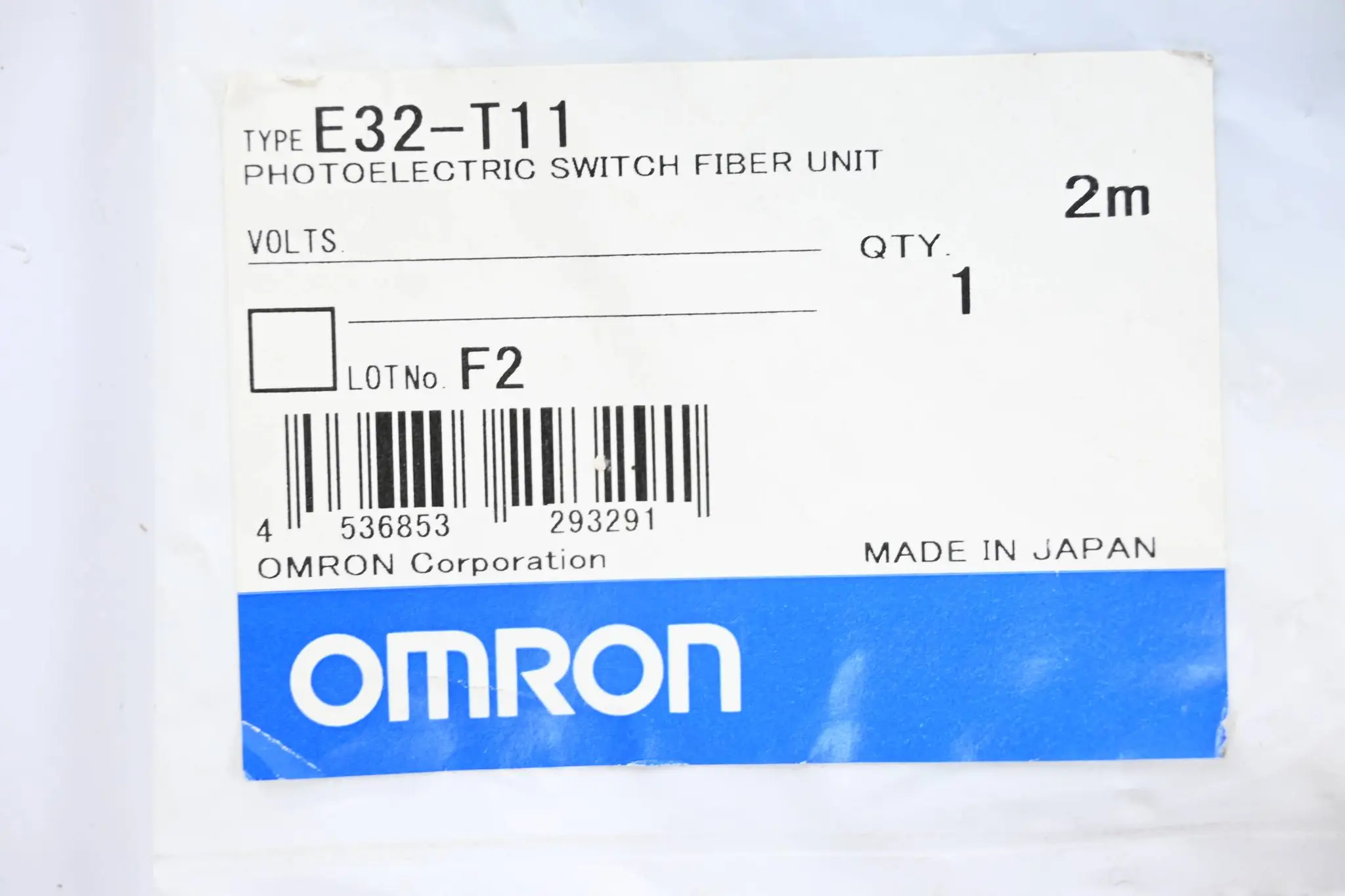 Produktfoto 1 von Omron Lichtleitertaster E32-T11