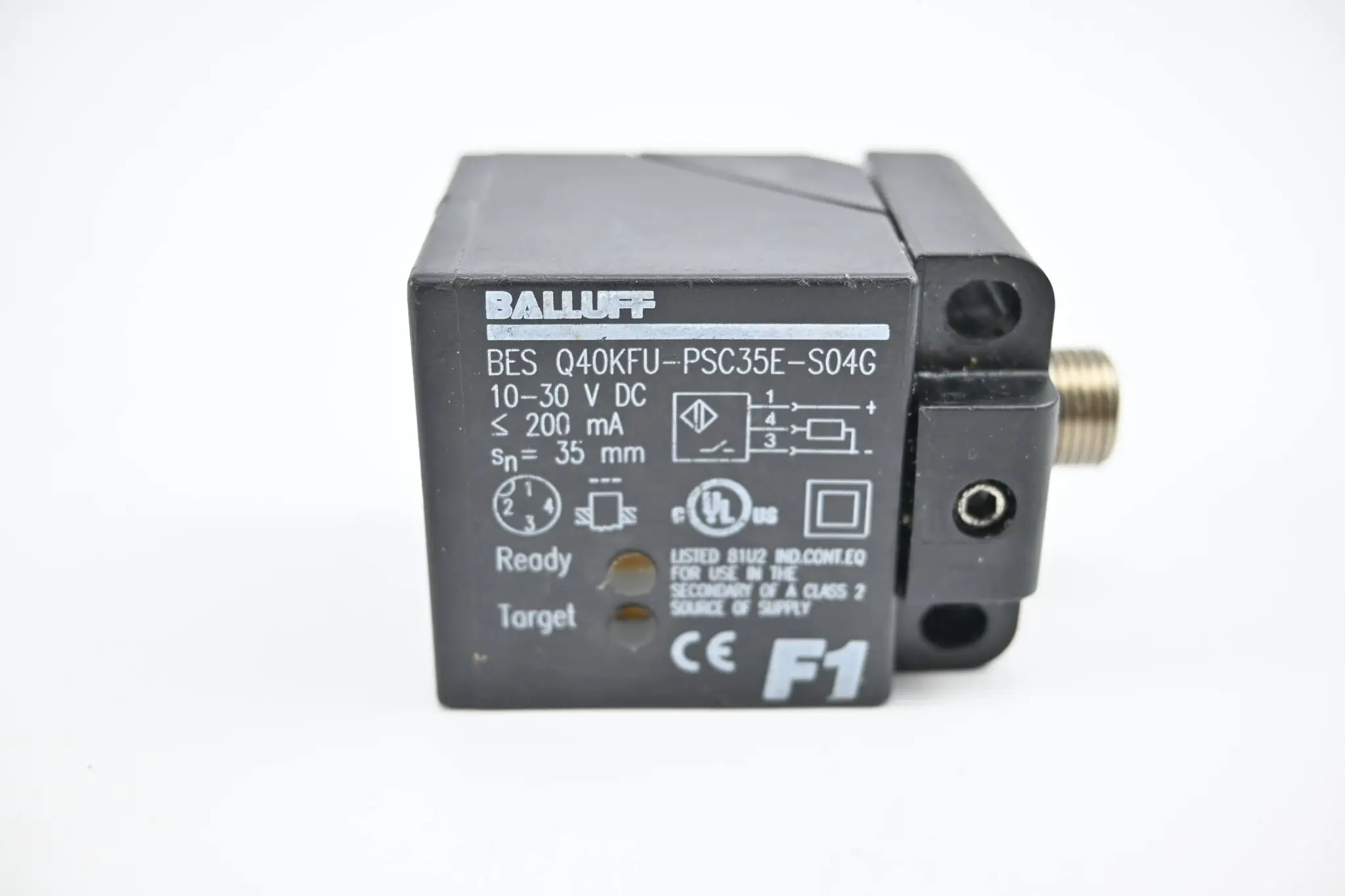 Produktfoto 1 von Balluff Induktiver Faktor 1-Sensor BES0220 ( BES Q40KFU-PSC35E-S04G )