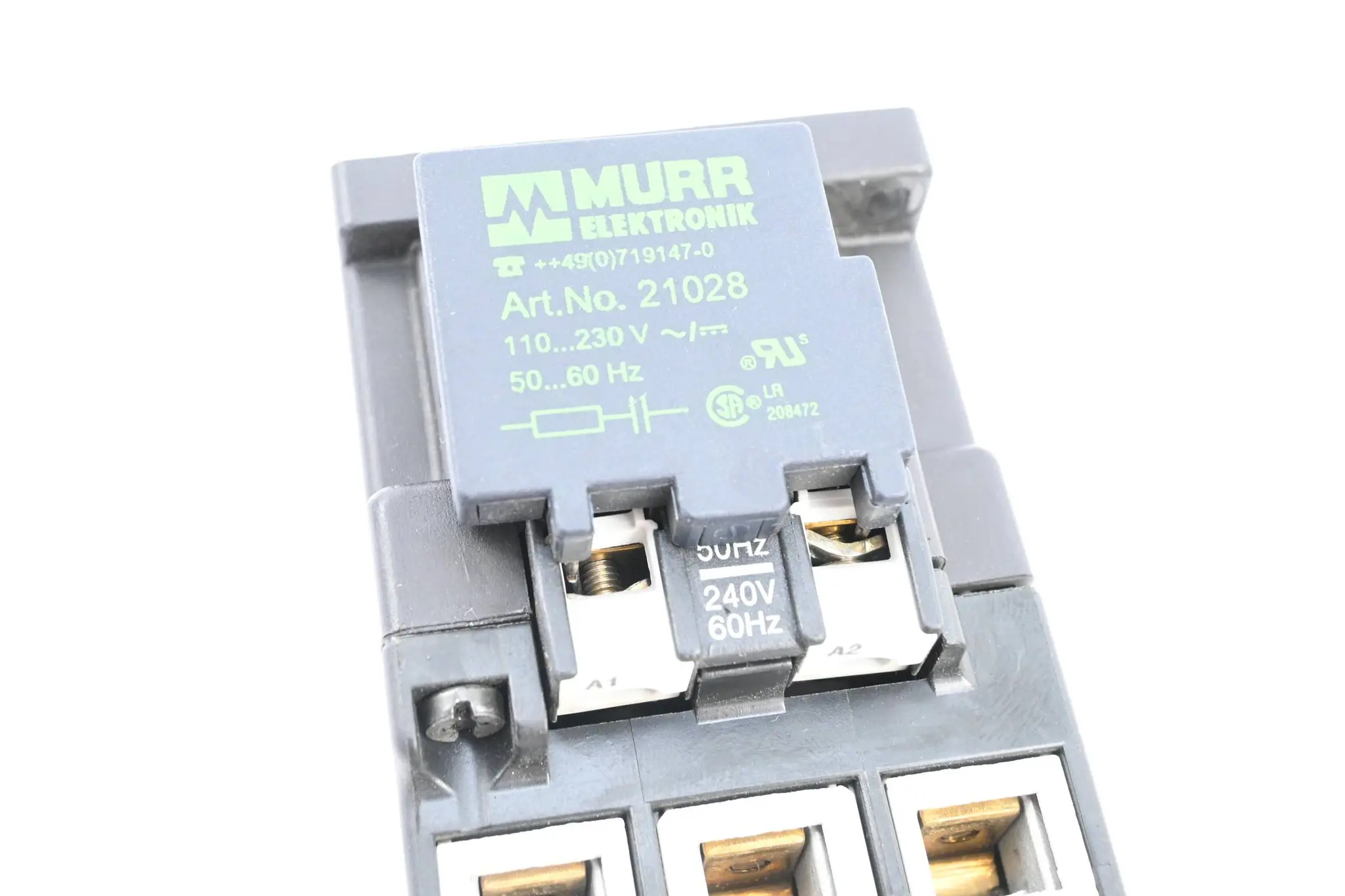 Produktfoto 1 von Moeller Leistungsschütz 230V 50 Hz DIL1M inkl. Hilfsblock 22DILM + Murr 21028