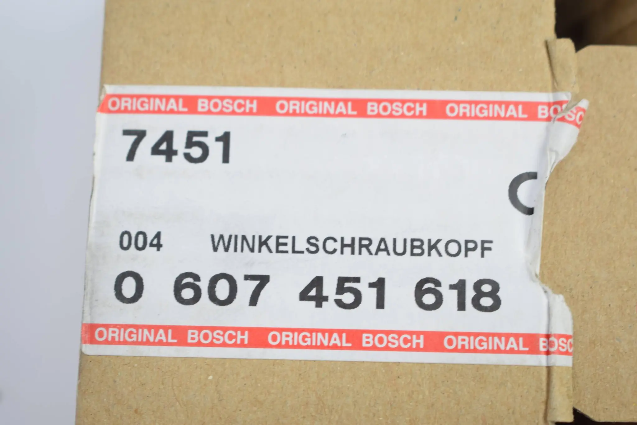 Produktfoto 1 von Bosch Winkelschraubkopf 0607451618 ( 0 607 451 618 )