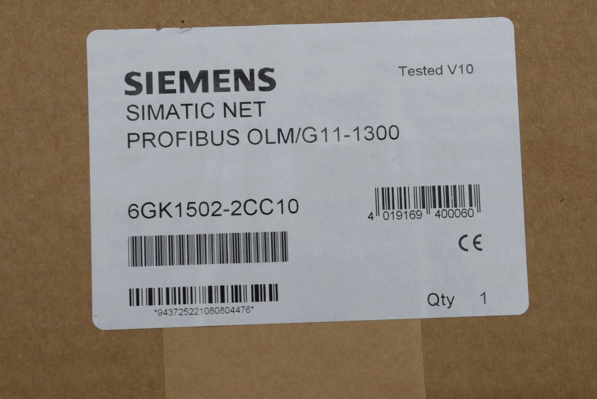 Produktfoto 1 von Siemens Simatic Net Profibus OLM/G11-1300 6GK1502-2CC10 ( 6GK1502-2CC10 ) V10