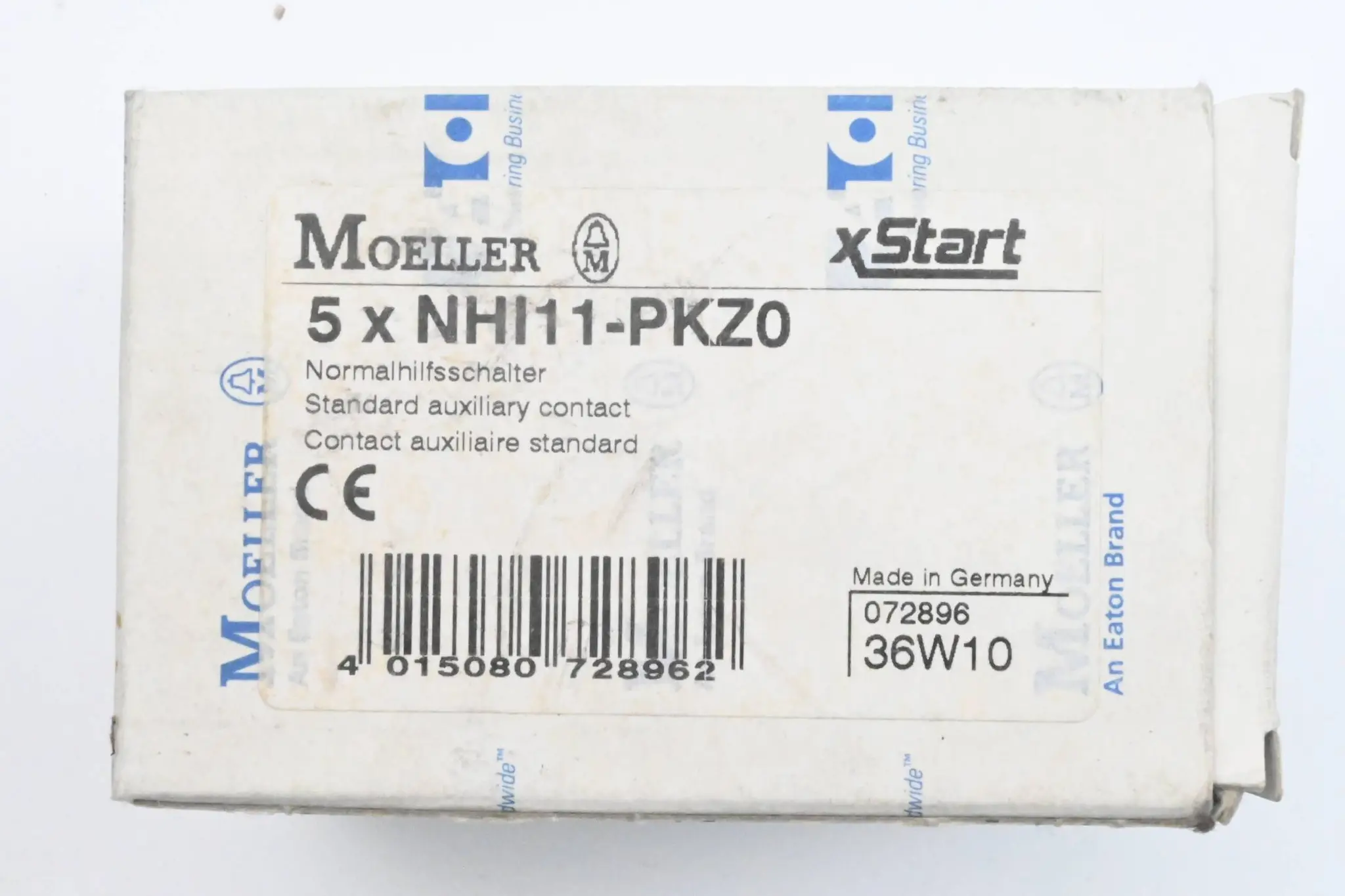 Produktfoto 1 von Moeller 5x Normalhilfsschalter NHI11-PKZ0