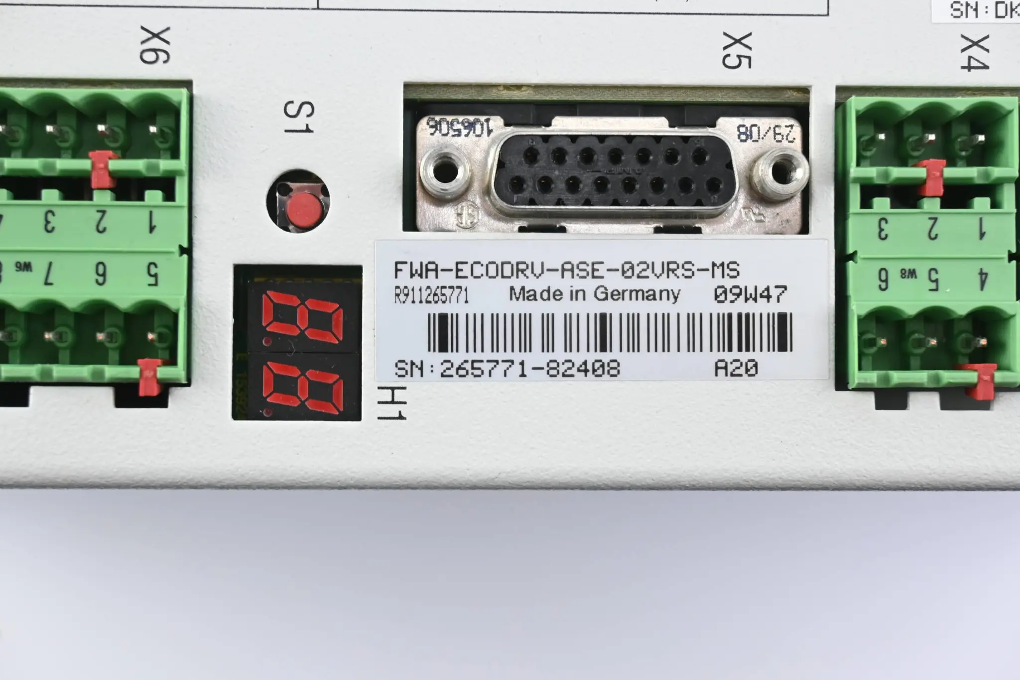 Produktfoto 1 von Indramat Servoregler DKC11.1-040-7-FW / R911269392 inkl. FWA-ECODRV-ASE-02VRS-MS