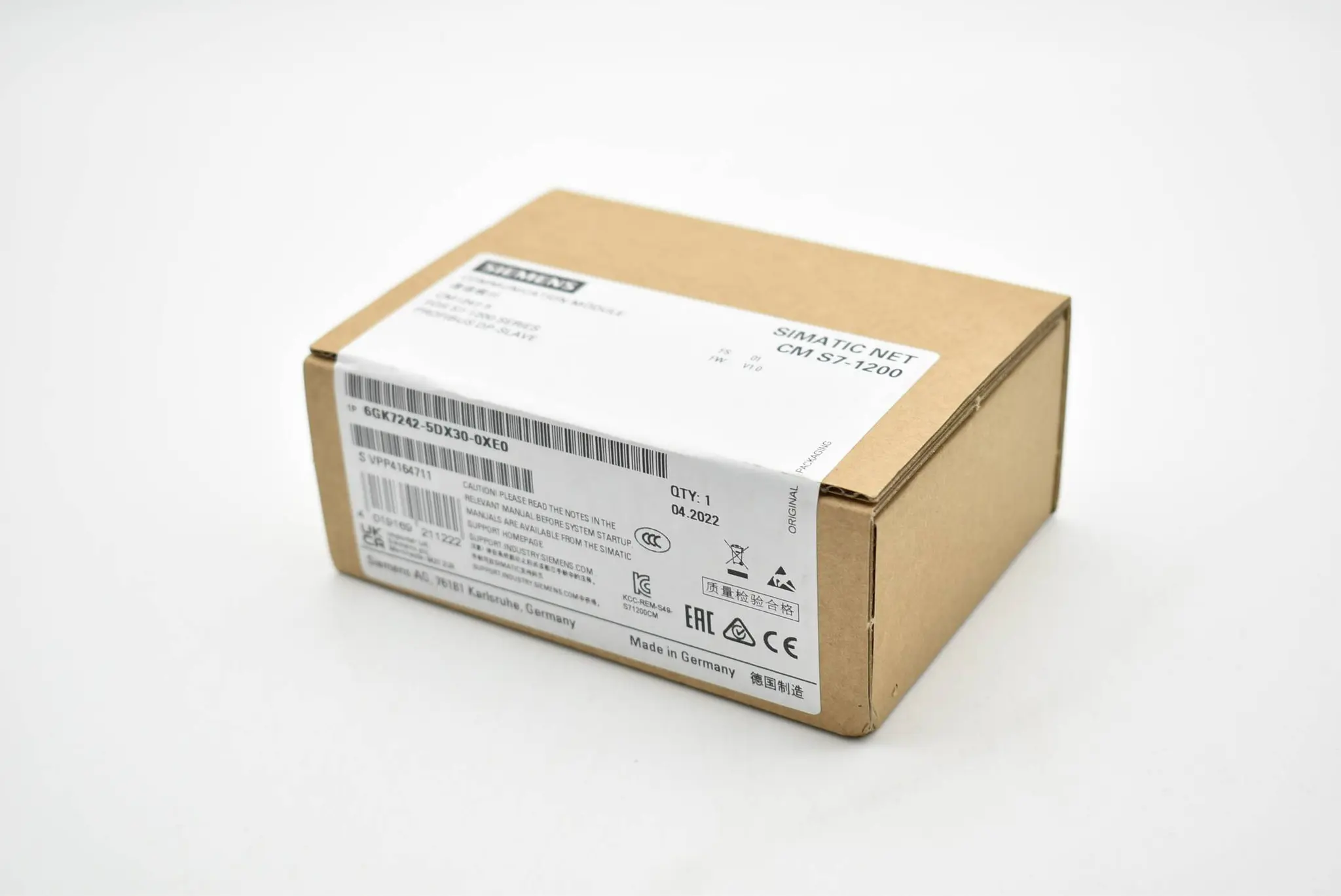 Produktfoto 1 von Siemens simatic NET CM S7-1200 6GK7242-5DX30-0XE0 ( 6GK7 242-5DX30-0XE0 ) FS.01