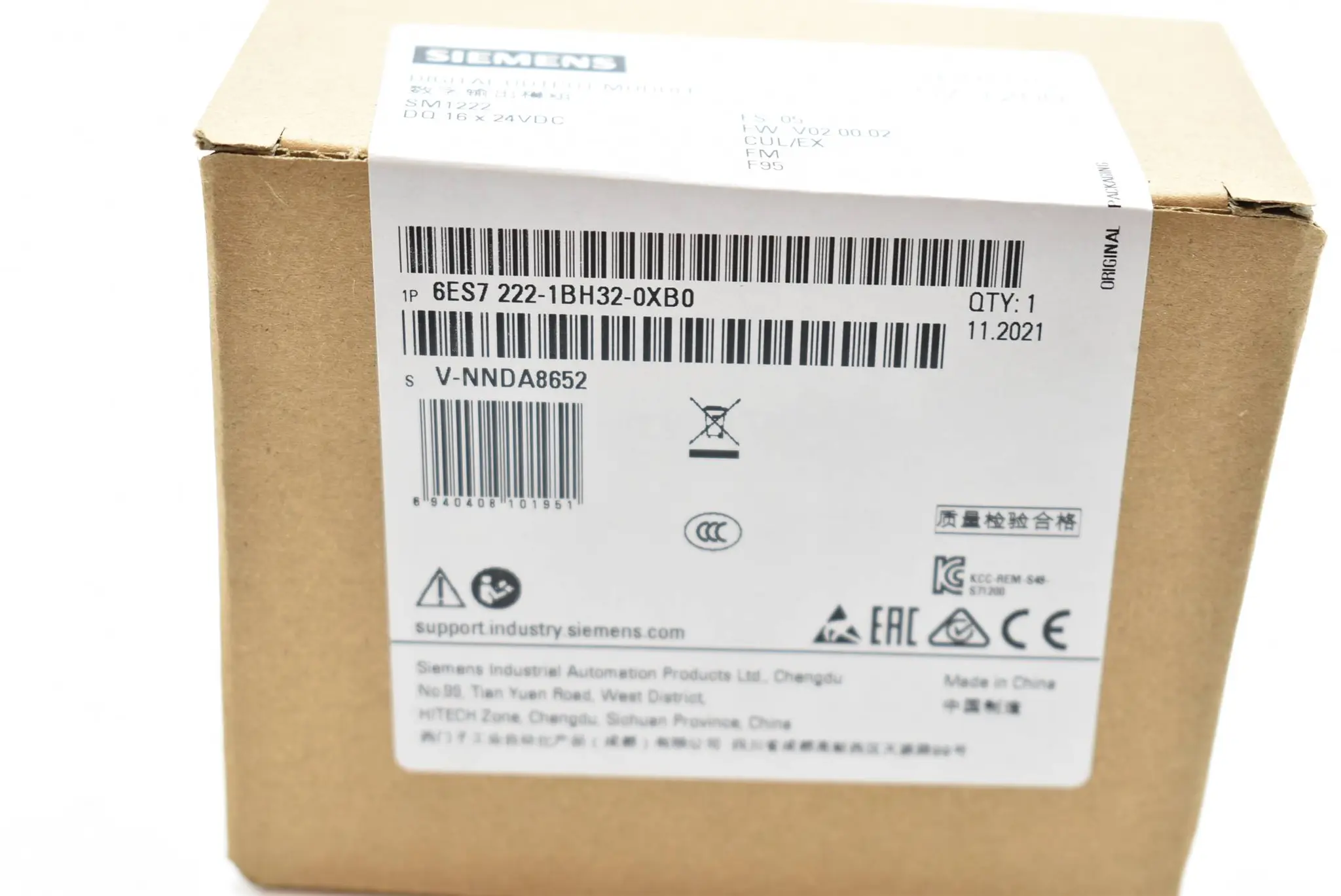 Produktfoto 1 von Siemens Simatic S7-1200 6ES7222-1BH32-0XB0 ( 6ES7 222-1BH32-0XB0 )