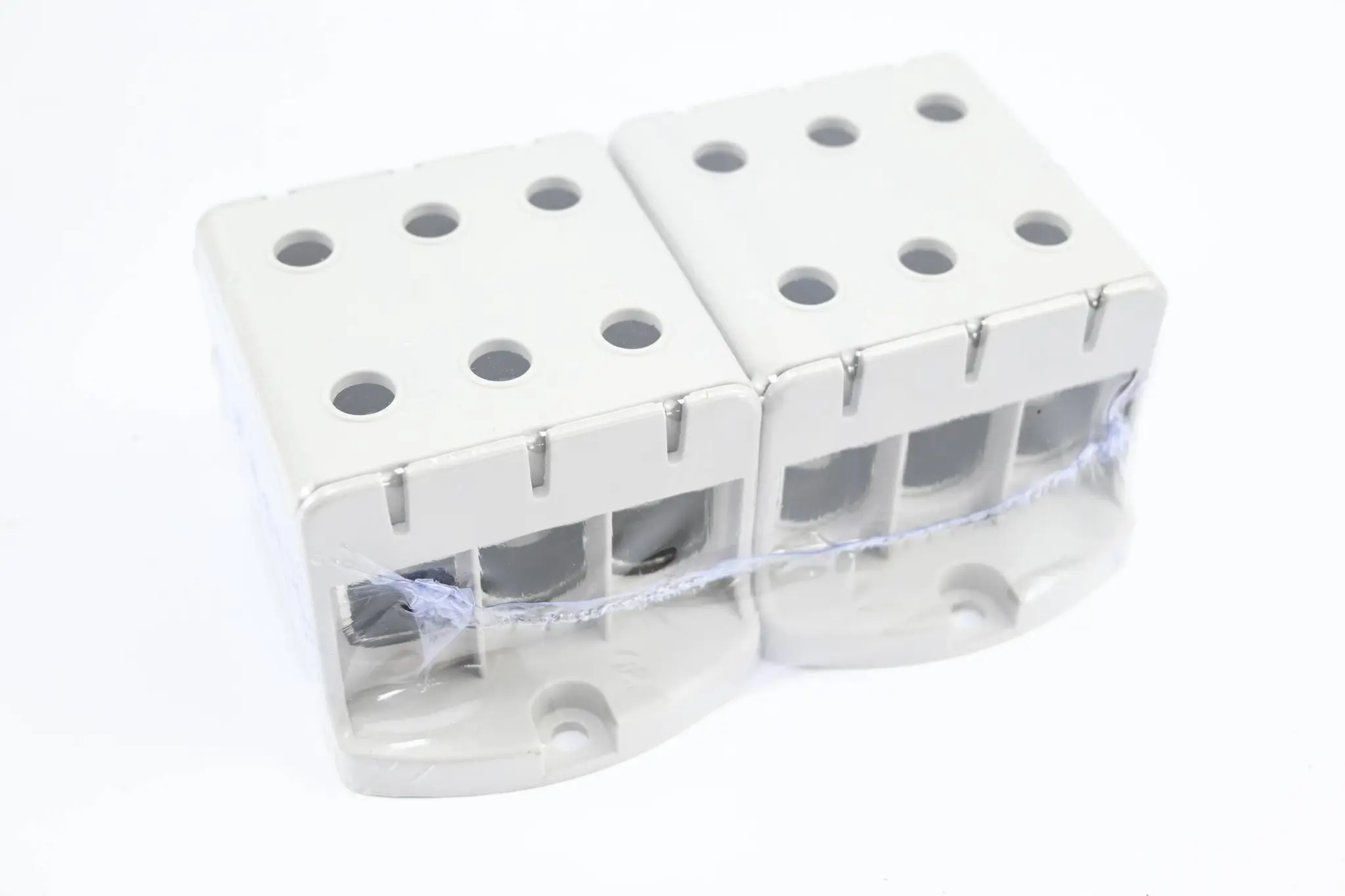Produktfoto 1 von Pollmann Elektrotechnik 2 Stück Universalklemme UK 95/3 A grau ( 2090307 )