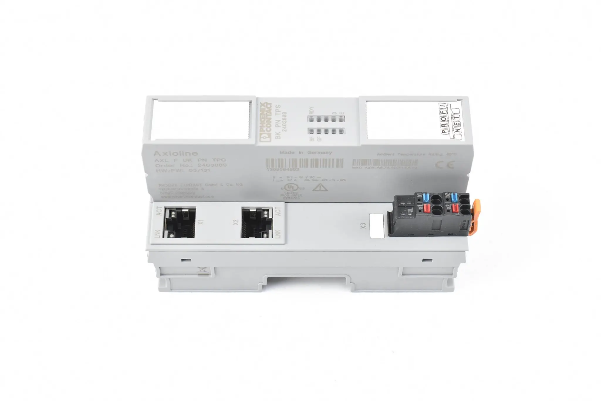 Produktfoto 1 von Phoenix Contact Buskoppler AXL F BK PN TPS ( AXLFBKPNTPS ) 2403869