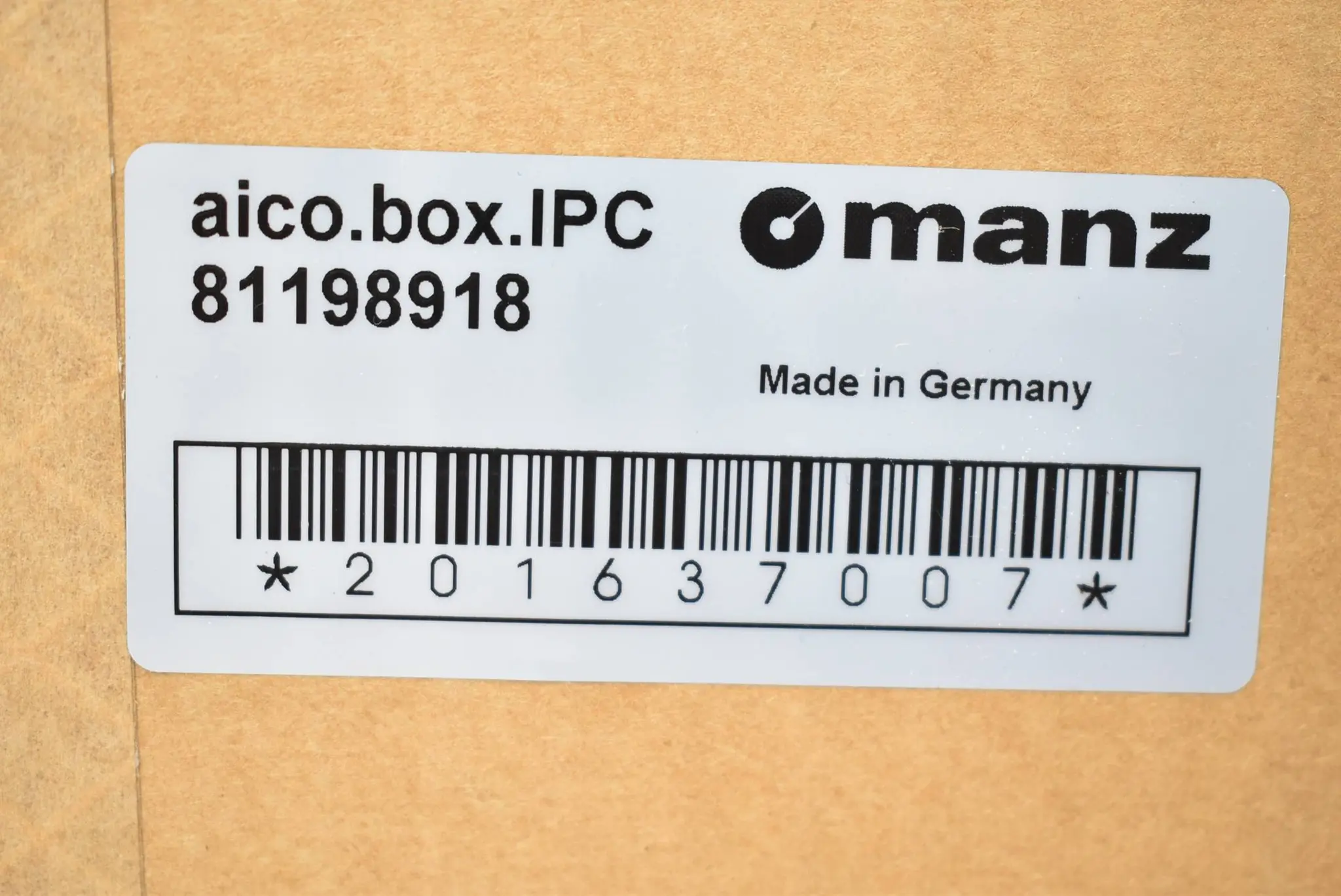 Produktfoto 1 von Manz aico.box.IPC Industrie-PC 81198918