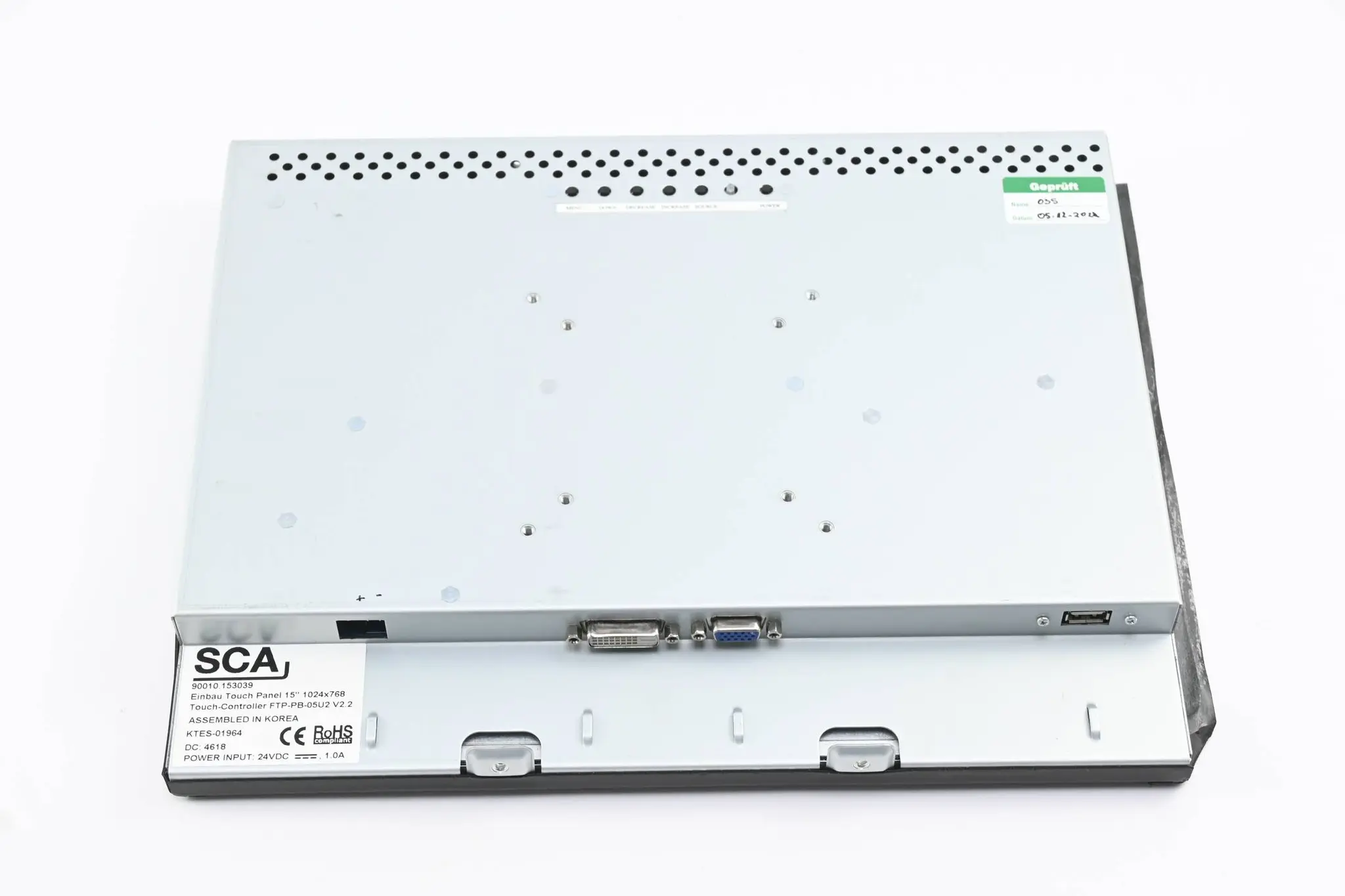 Produktfoto 1 von SCA Einbau Touch Panel 15" Touch-Controller FTP-PB-05U2