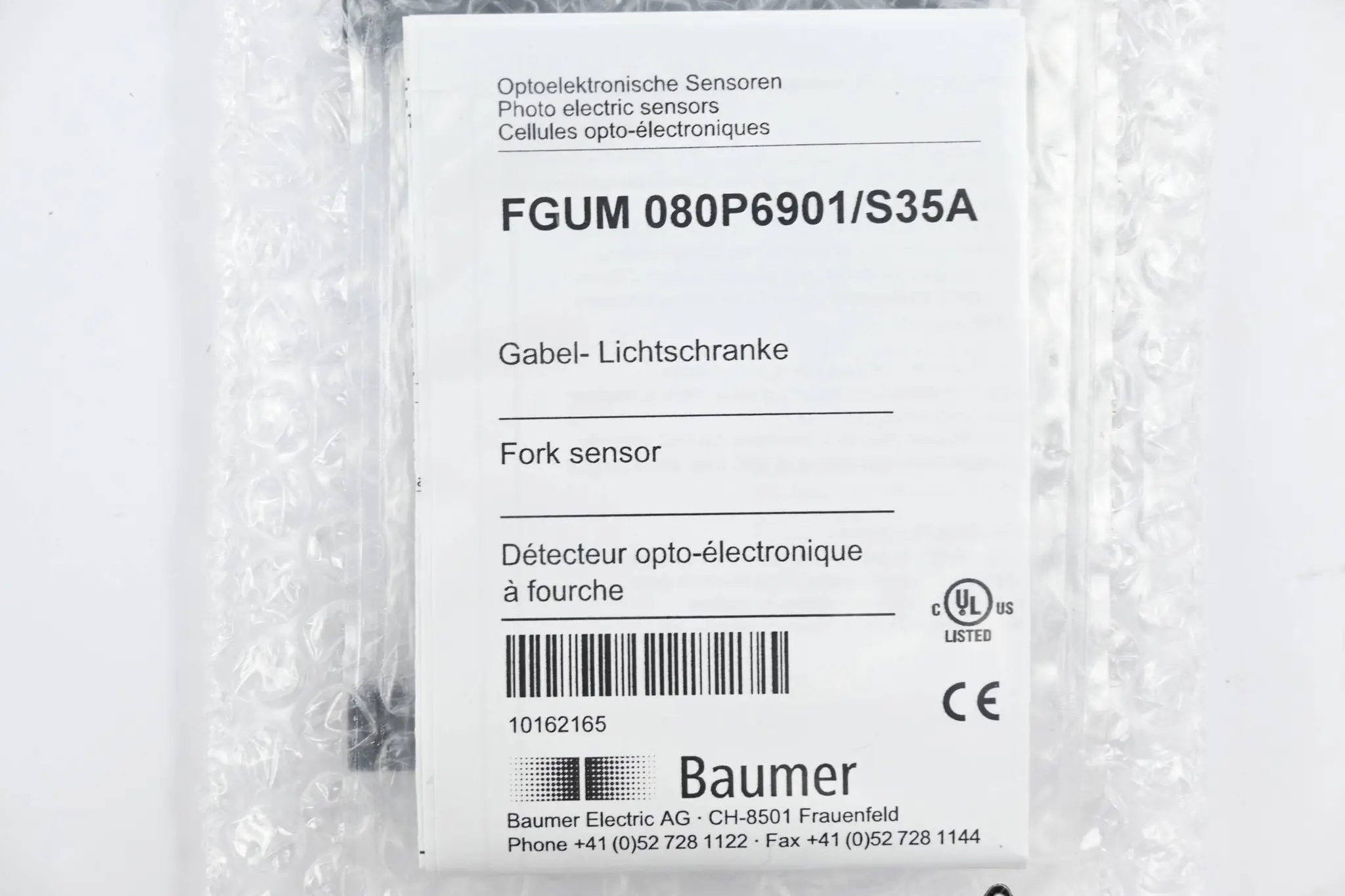 Produktfoto 1 von Baumer Gabel-Lichtschranke FGUM 080P6901/S35A ( 10162165 )