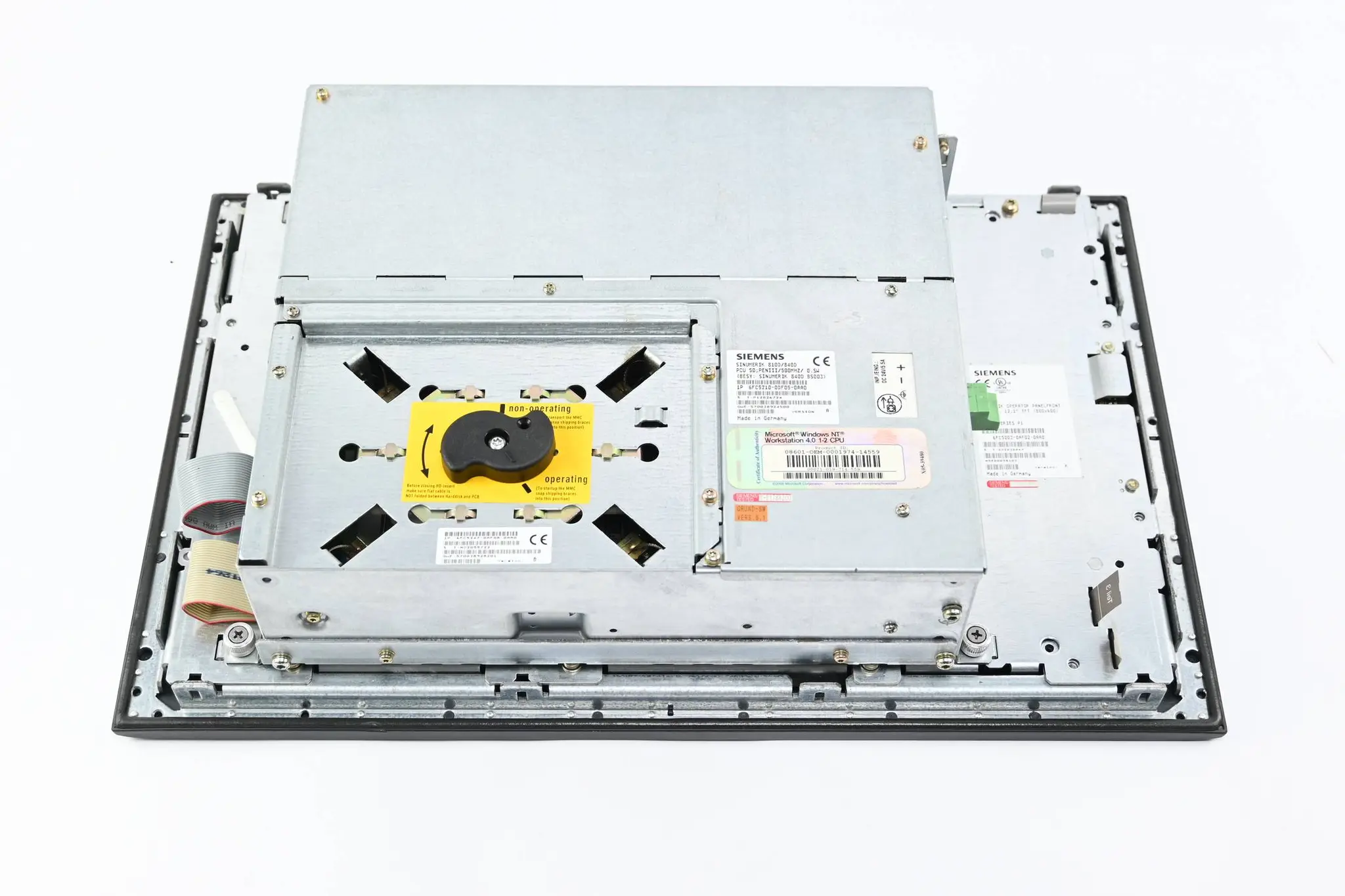 Produktfoto 1 von Siemens Panelfront OP012 6FC5203-0AF02-0AA0 Ver.K inkl. 6FC5210-0DF05-0AA0 Ver.A