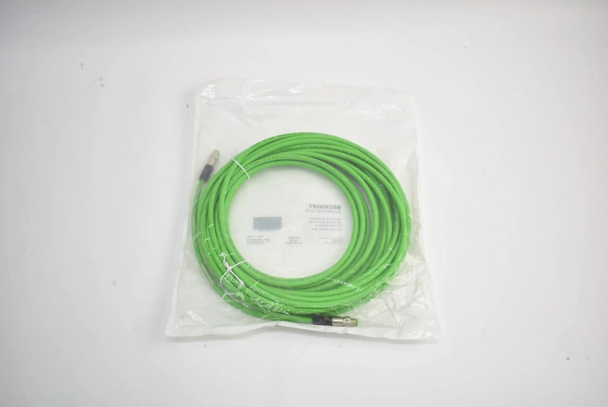 Produktfoto 1 von Beckhoff EtherCAT-Leitung PUR AWG 26 M8 Stecker 10 m ZK1090-3131-0100