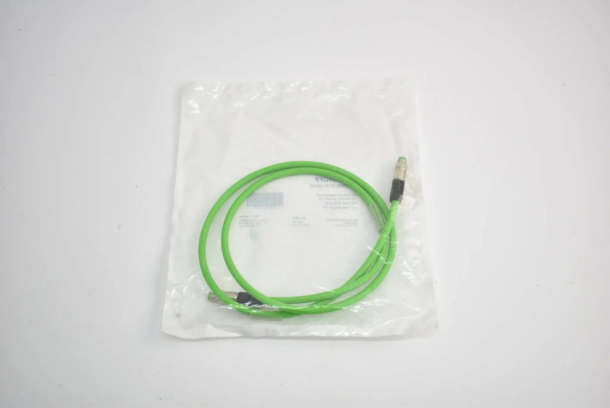 Produktfoto 1 von Beckhoff EtherCAT-Leitung PUR AWG 26 M8 Stecker 1 m ZK1090-3131-0010