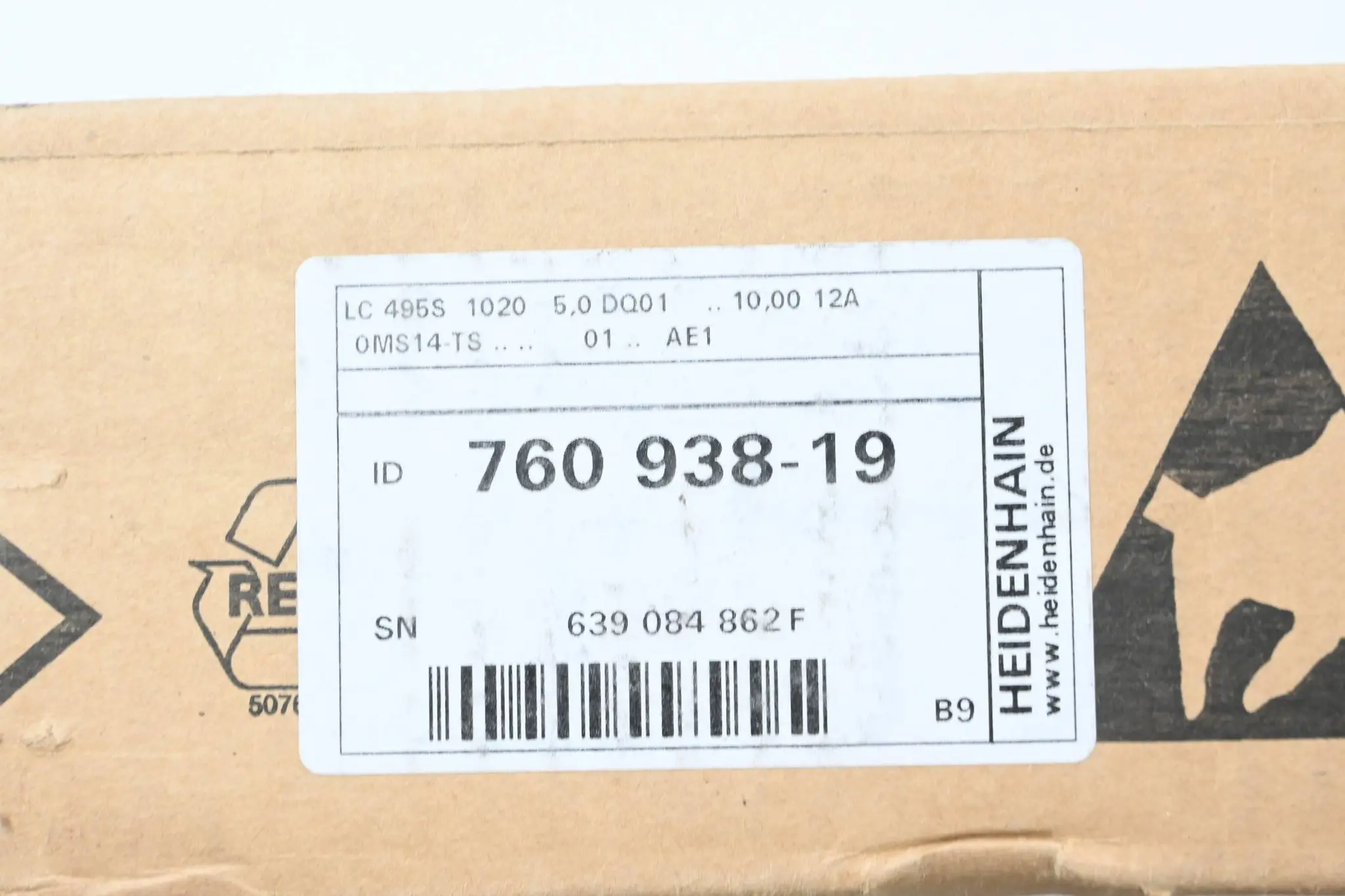 Produktfoto 1 von Heidenhain Absolutes gekapseltes Längenmessgerät LC 495S 1020 ( 760938-19 ) B9