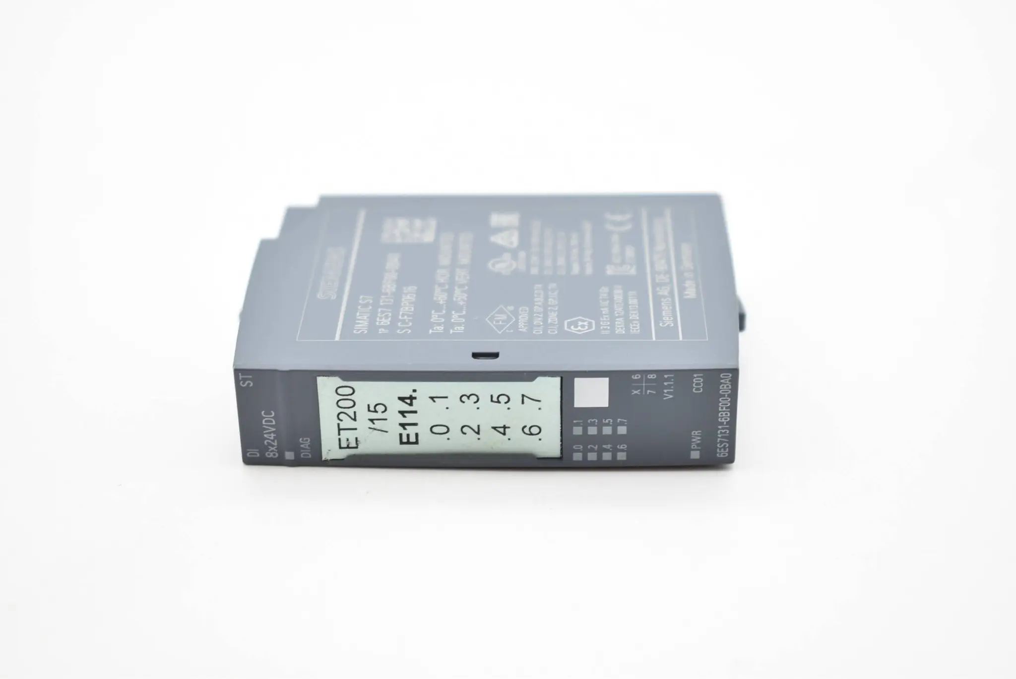 Produktfoto 1 von Siemens Simatic ET200SP Digital Modul 6ES7131-6BF00-0BA0 ( 6ES7 131-6BF00-0BA0 )