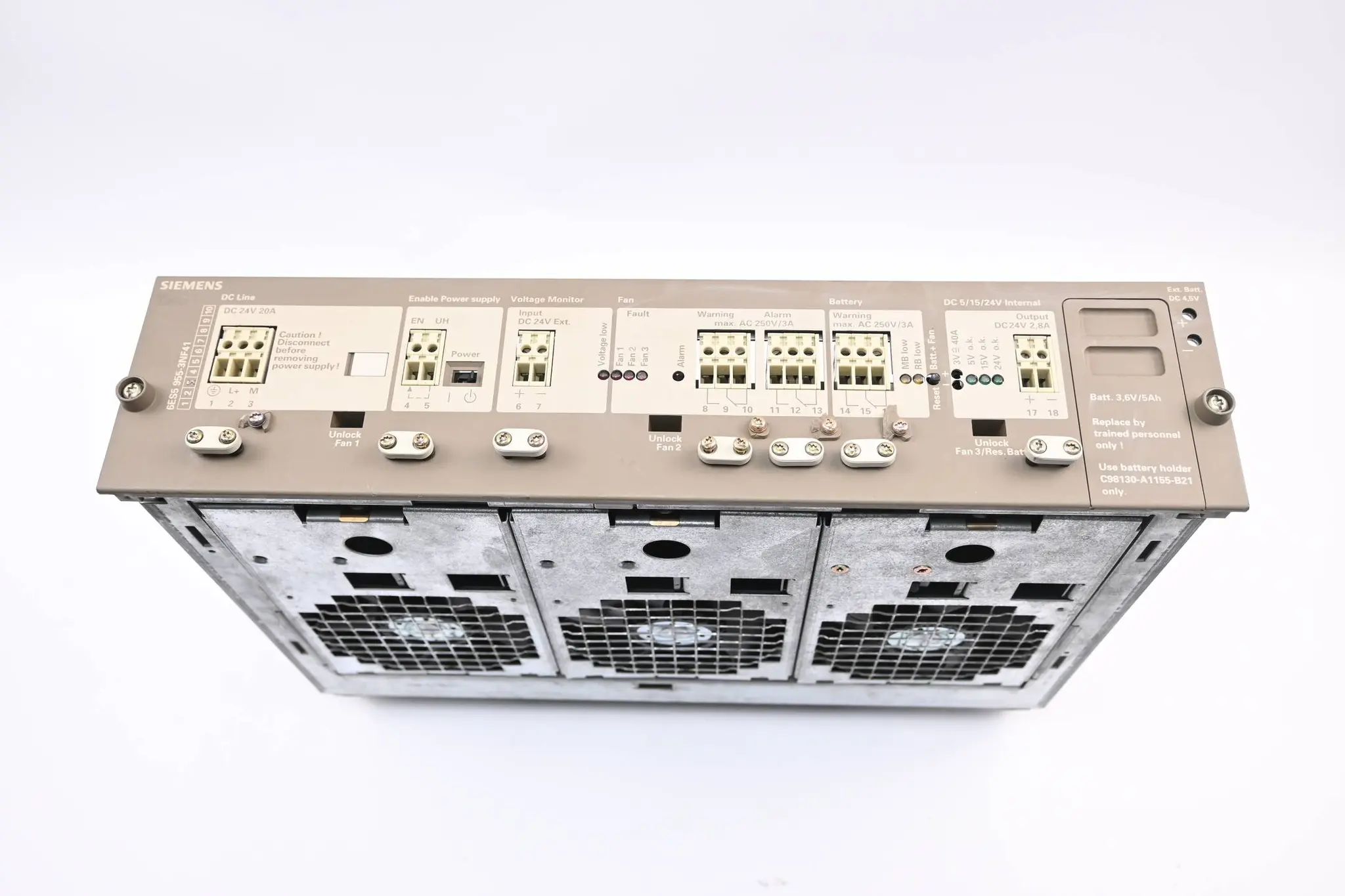 Produktfoto 1 von GENERALÜBERHOLT Siemens Simatic S5 PS955 6ES5955-3NF41 ( 6ES5 955-3NF41 ) E.3