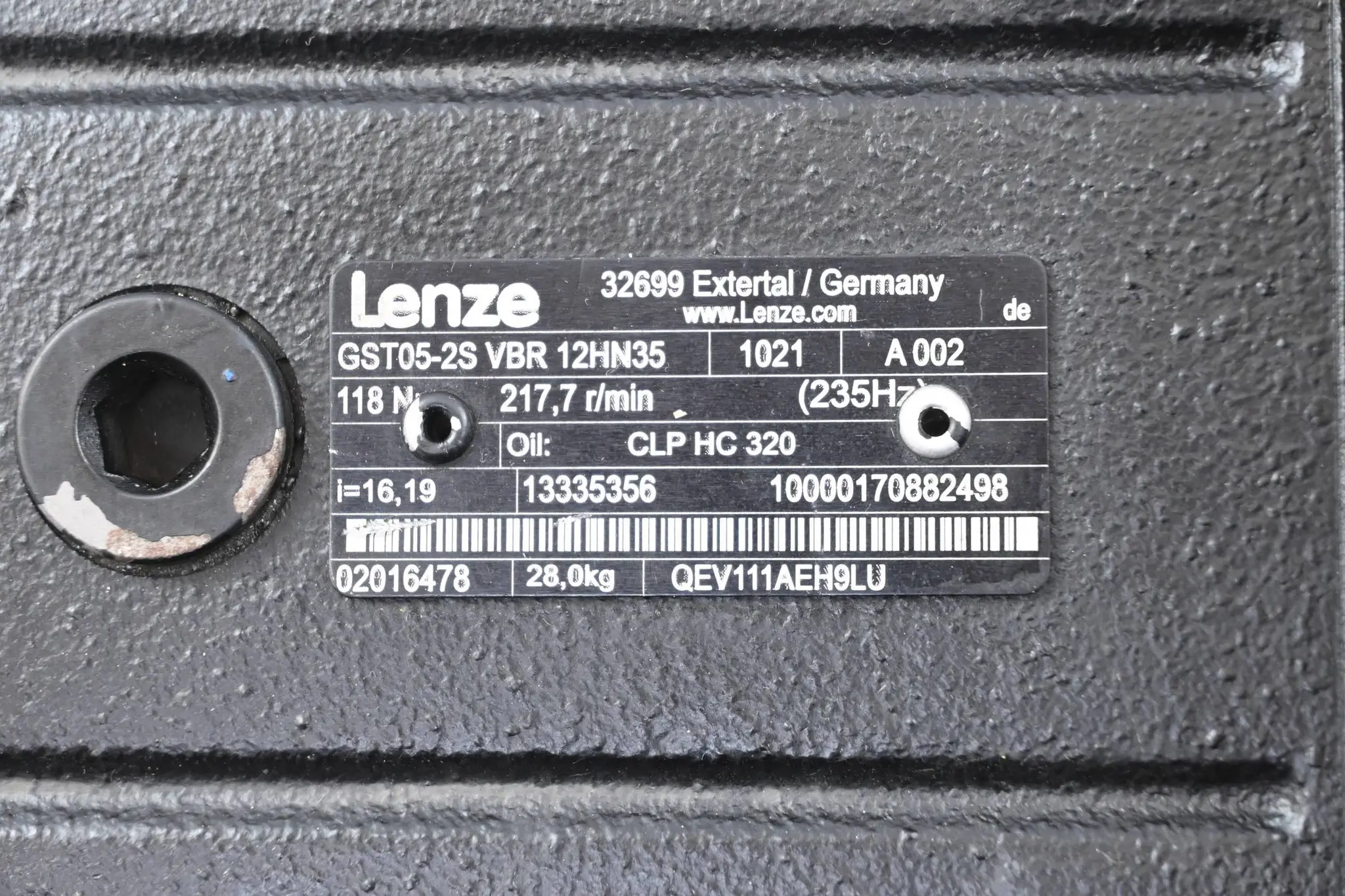 Produktfoto 1 von Lenze Getriebe GST05-2S VBR 12HN35