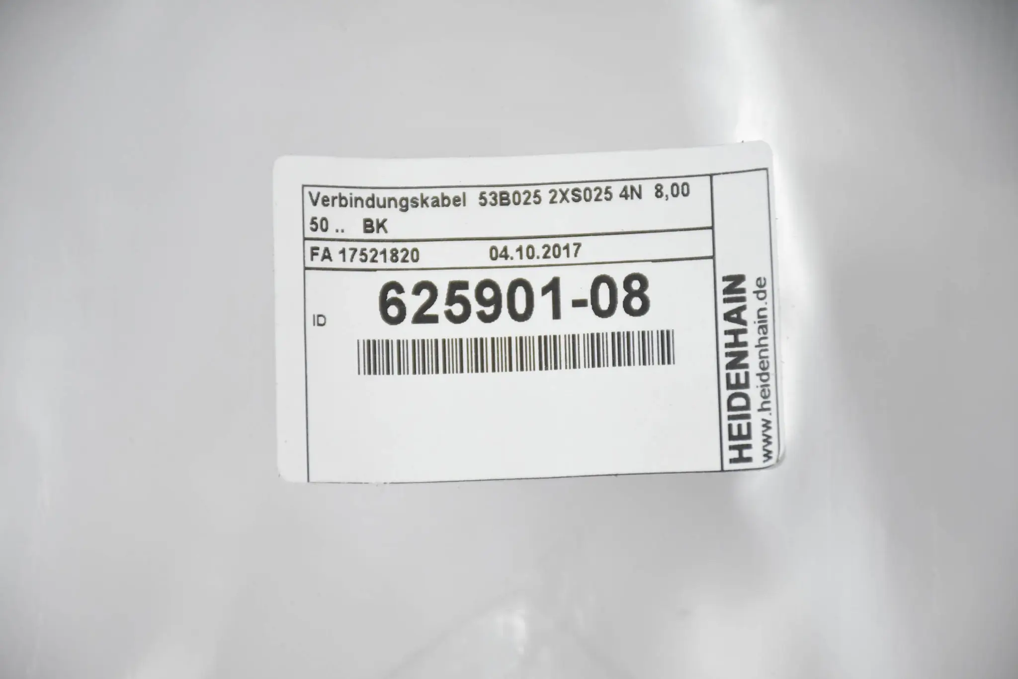 Produktfoto 1 von Heidenhain Verbindungskabel 625901-08 ( 625 901-08 ) 8m