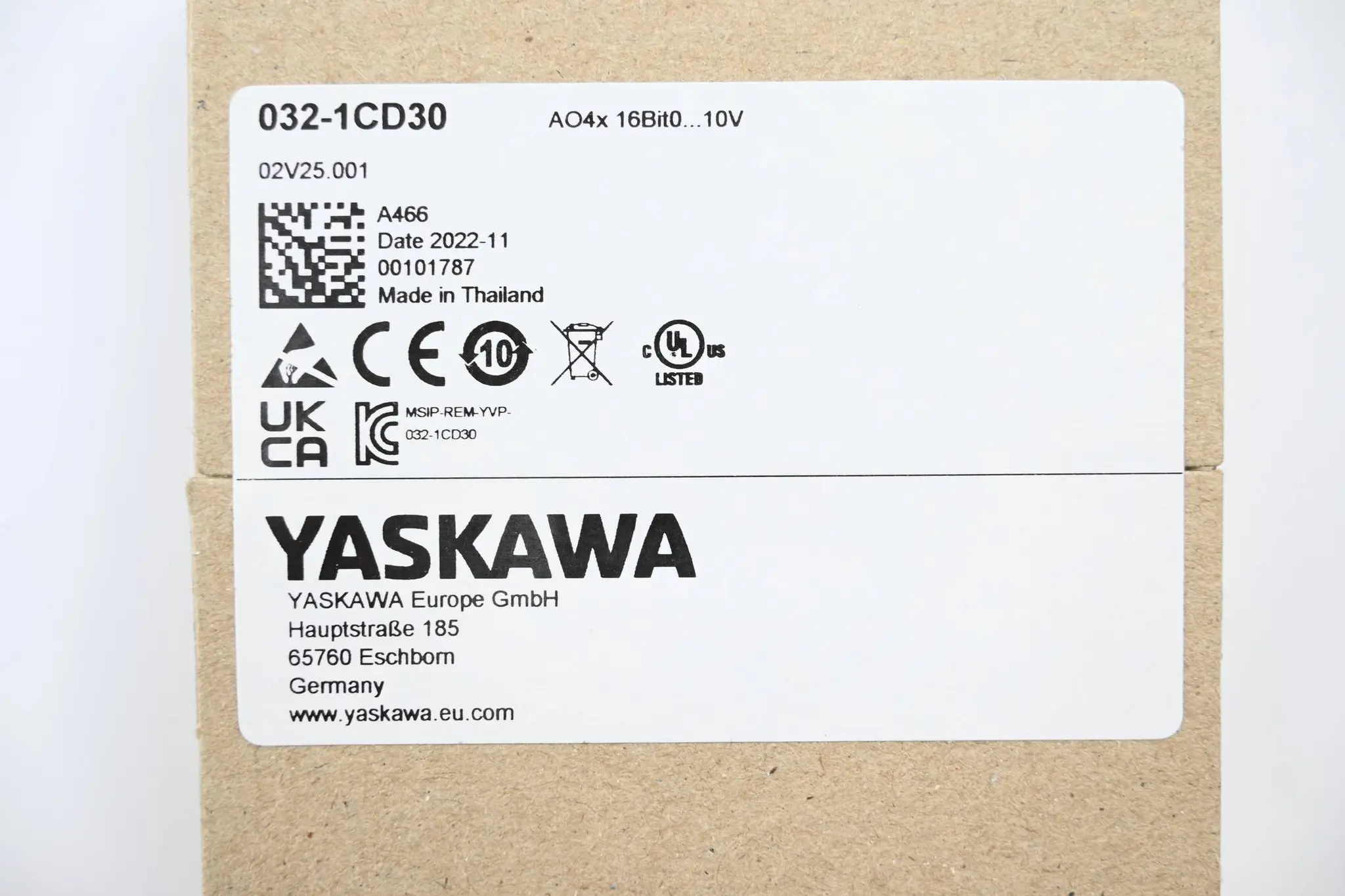 Produktfoto 1 von Yaskawa Analoge Ausgabe 032-1CD30