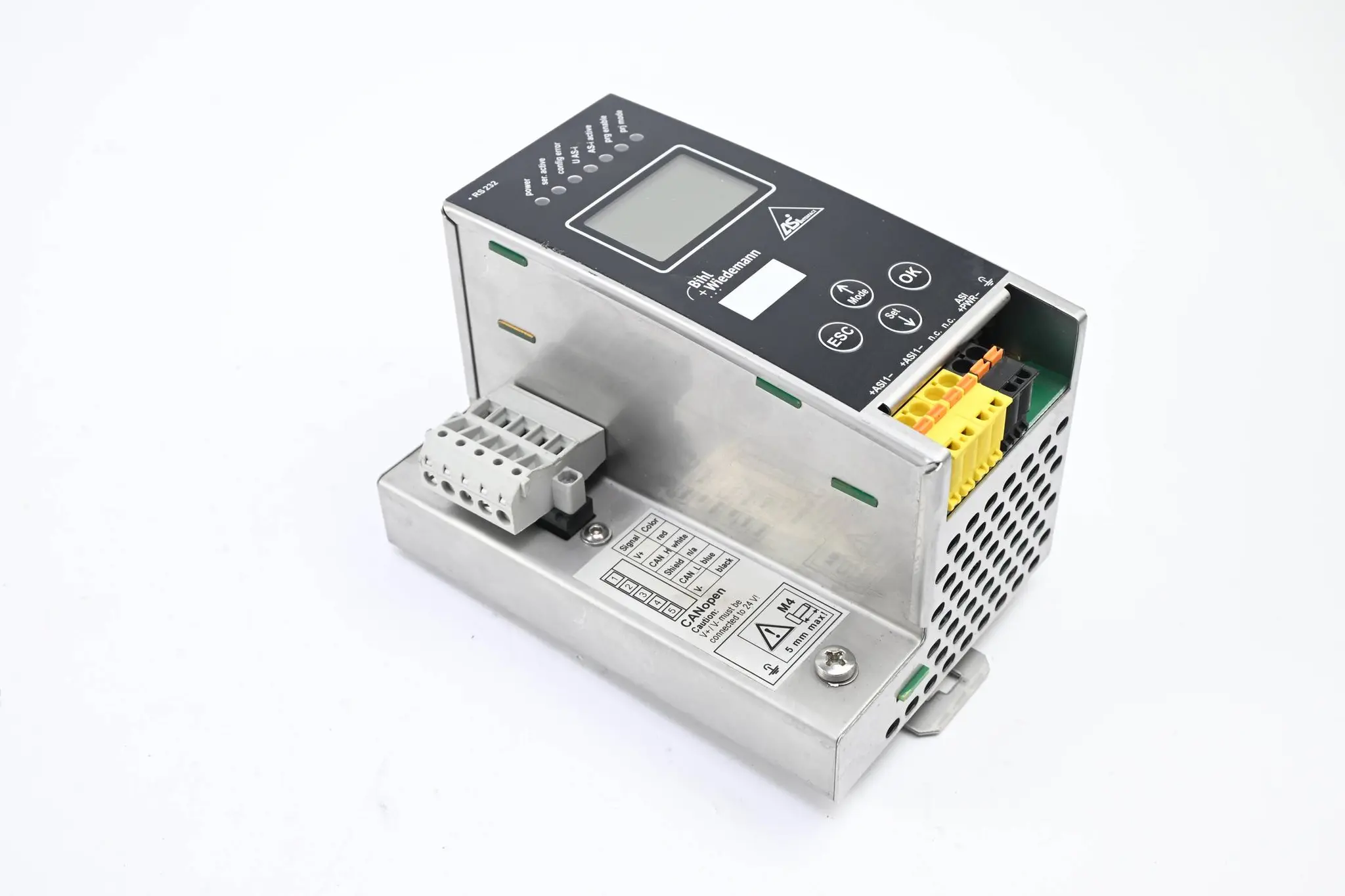 Produktfoto 1 von Bihl + Wiedemann AS-i 3.0 CANopen Gateway BWU2304