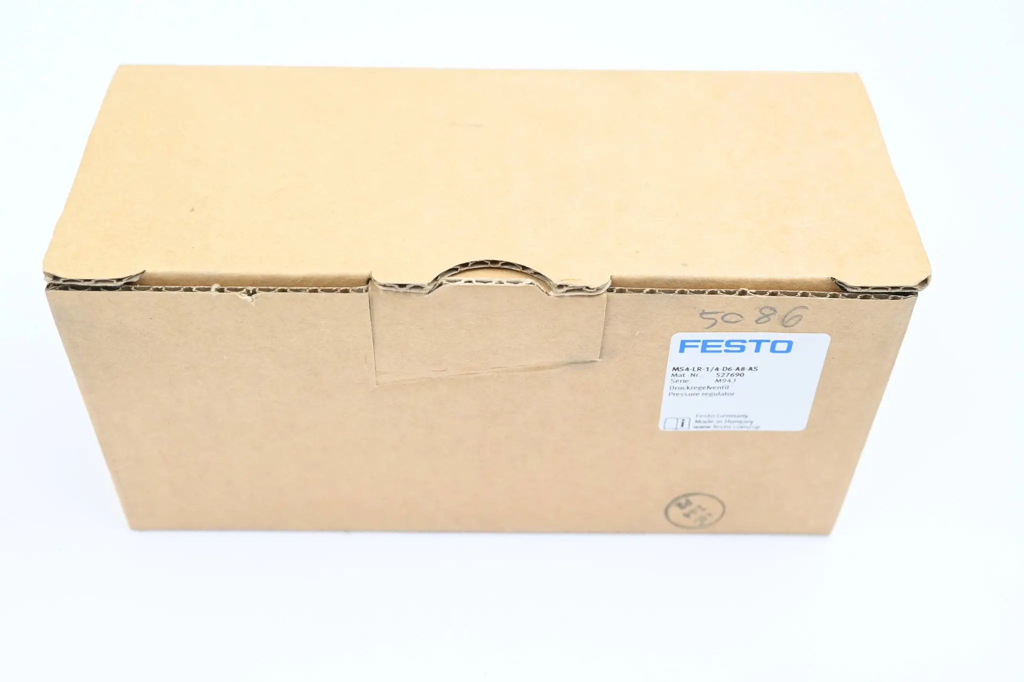 Produktfoto 1 von Festo Druckregelventil MS4-LR-1/4-D6-A8-AS ( 527690 )