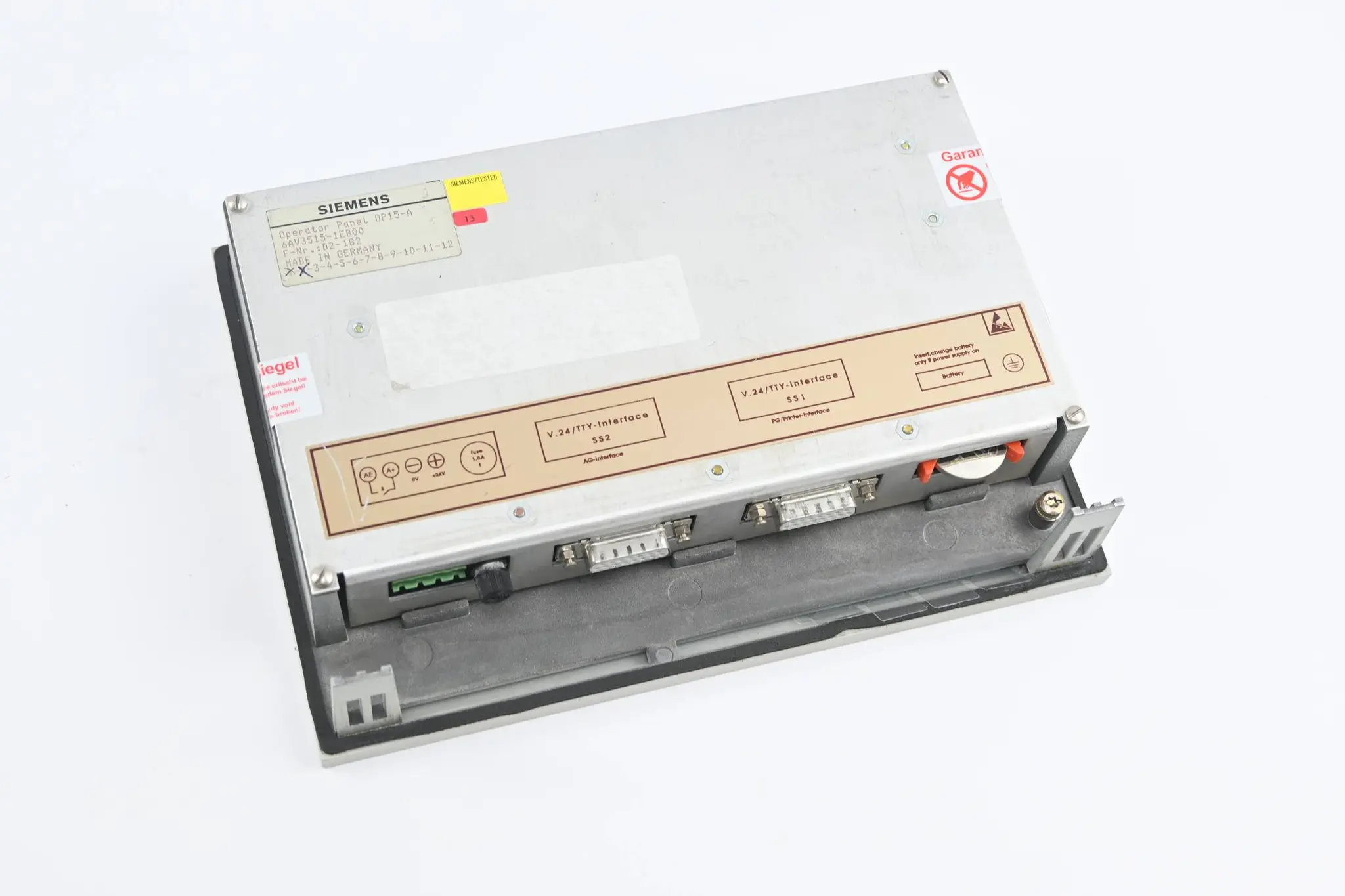 Produktfoto 1 von Siemens Operator Panel OP15-A 6AV3515-1EB00 ( 6AV3 515-1EB00 )