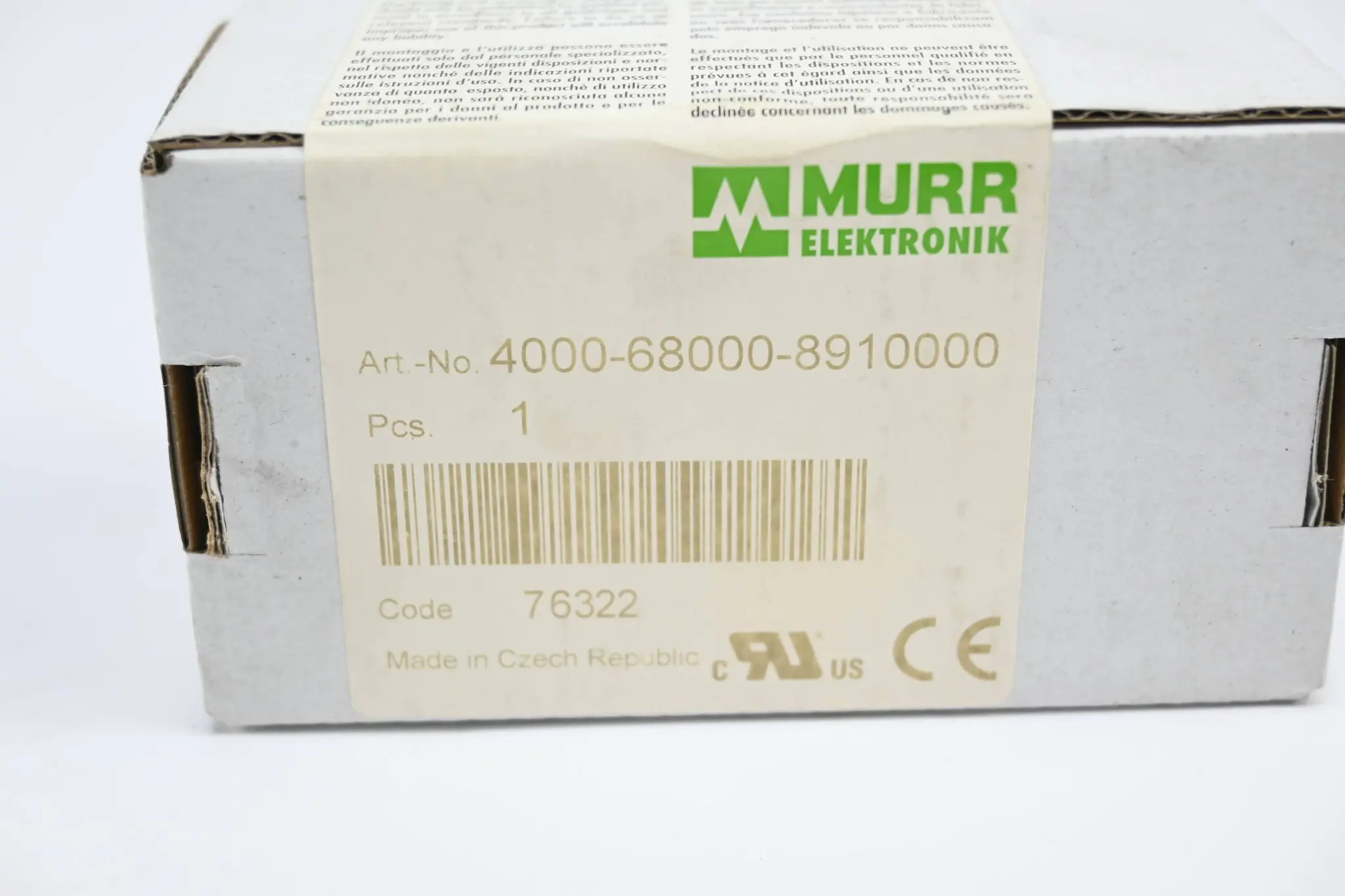 Produktfoto 1 von Murr Elektronik Blindplatte 4000-68000-8910000