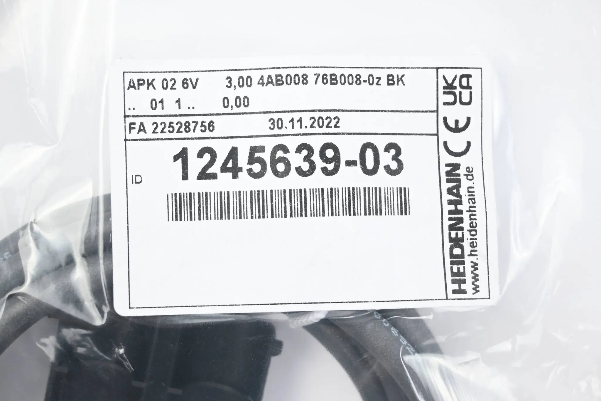 Produktfoto 1 von Heidenhain Adapterkabel 1245639-03 ( 1245 639-03 ) 3,00m