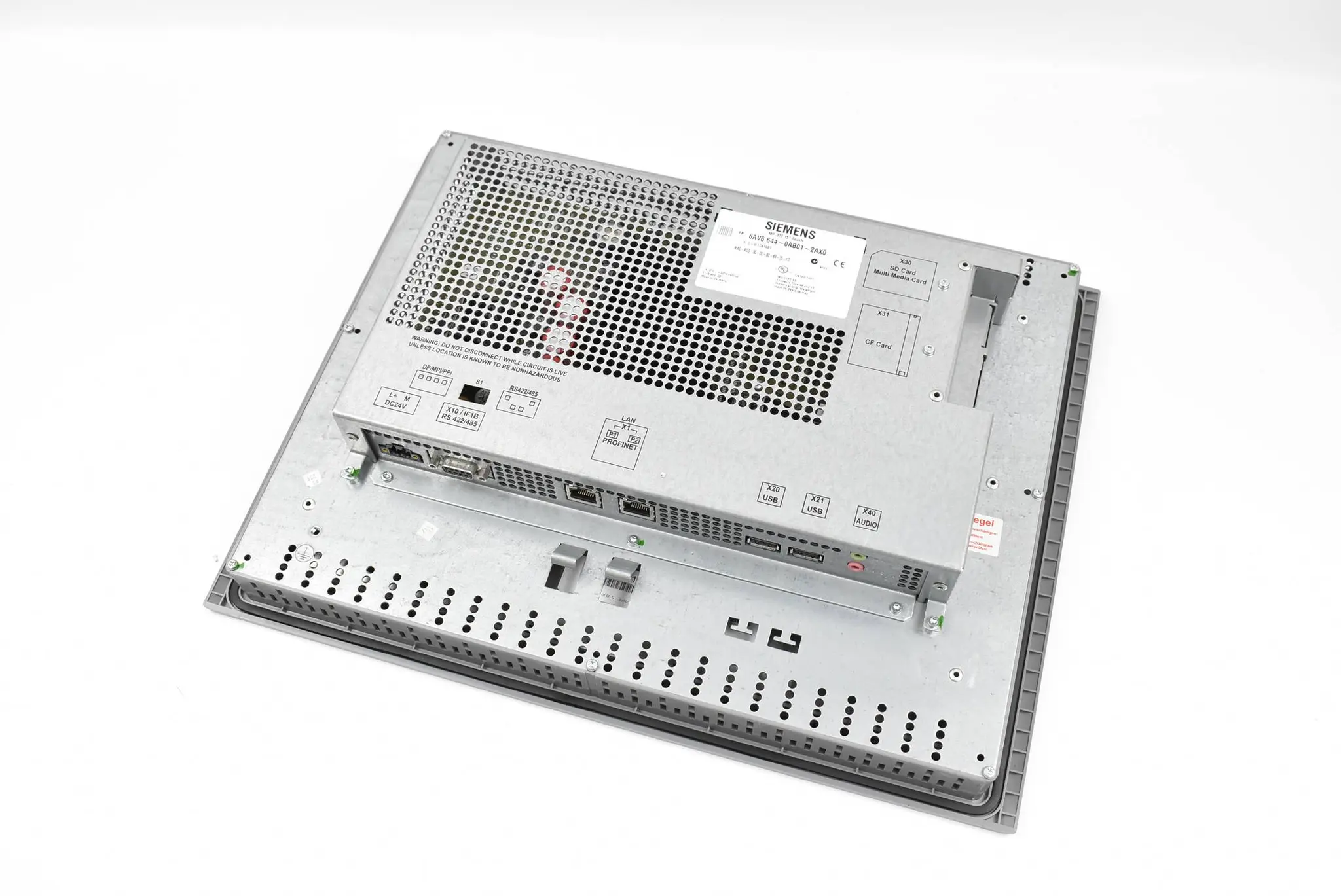 Produktfoto 1 von Siemens MP 377 15" Touch 6AV6 644-0AB01-2AX0 ( 6AV6644-0AB01-2AX0 ) 02