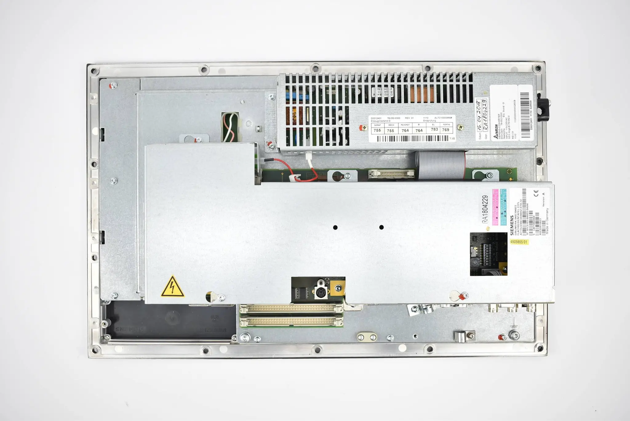 Produktfoto 1 von Siemens Sinumerik Flachbedientafel 6FC5103-0AB03-0AA4 ( 6FC5 103-0AB03-0AA4 ) A