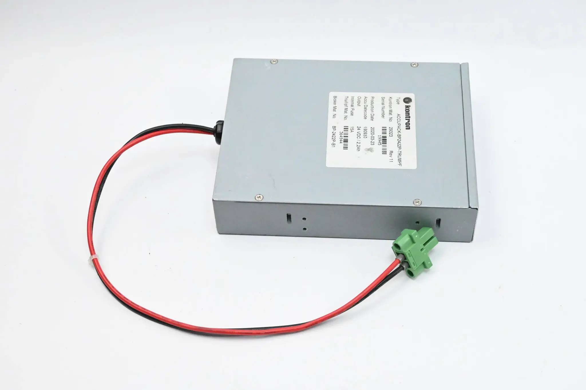 Produktfoto 1 von Kontron Akkueinheit ACCUPACK-BP2422P-TRUMPF ( 29323 )