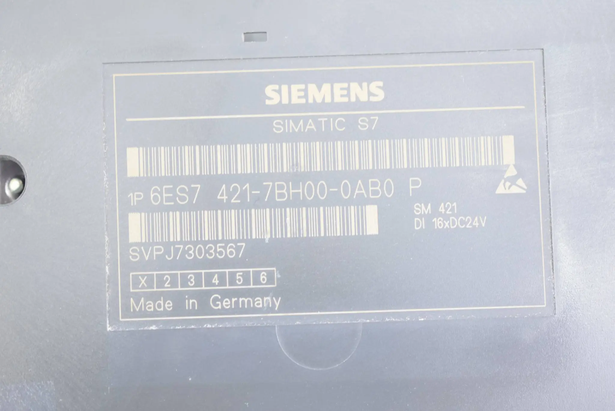 Produktfoto 1 von Siemens simatic S7-400 SM 421 6ES7 421-7BH00-0AB0 ( 6ES7421-7BH00-0AB0 ) E1