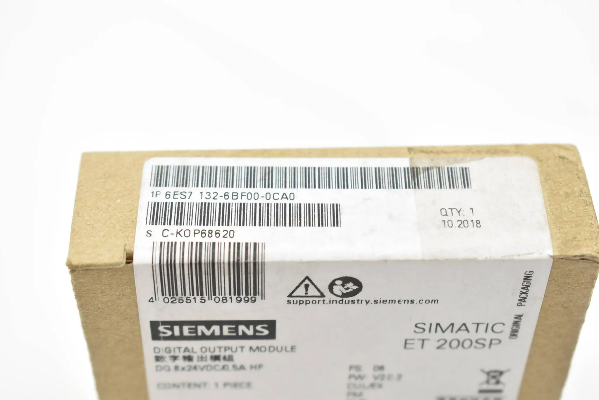Produktfoto 1 von Siemens simatic ET 200SP 6ES7 132-6BF00-0CA0 ( 6ES7132-6BF00-0CA0 ) FS.6