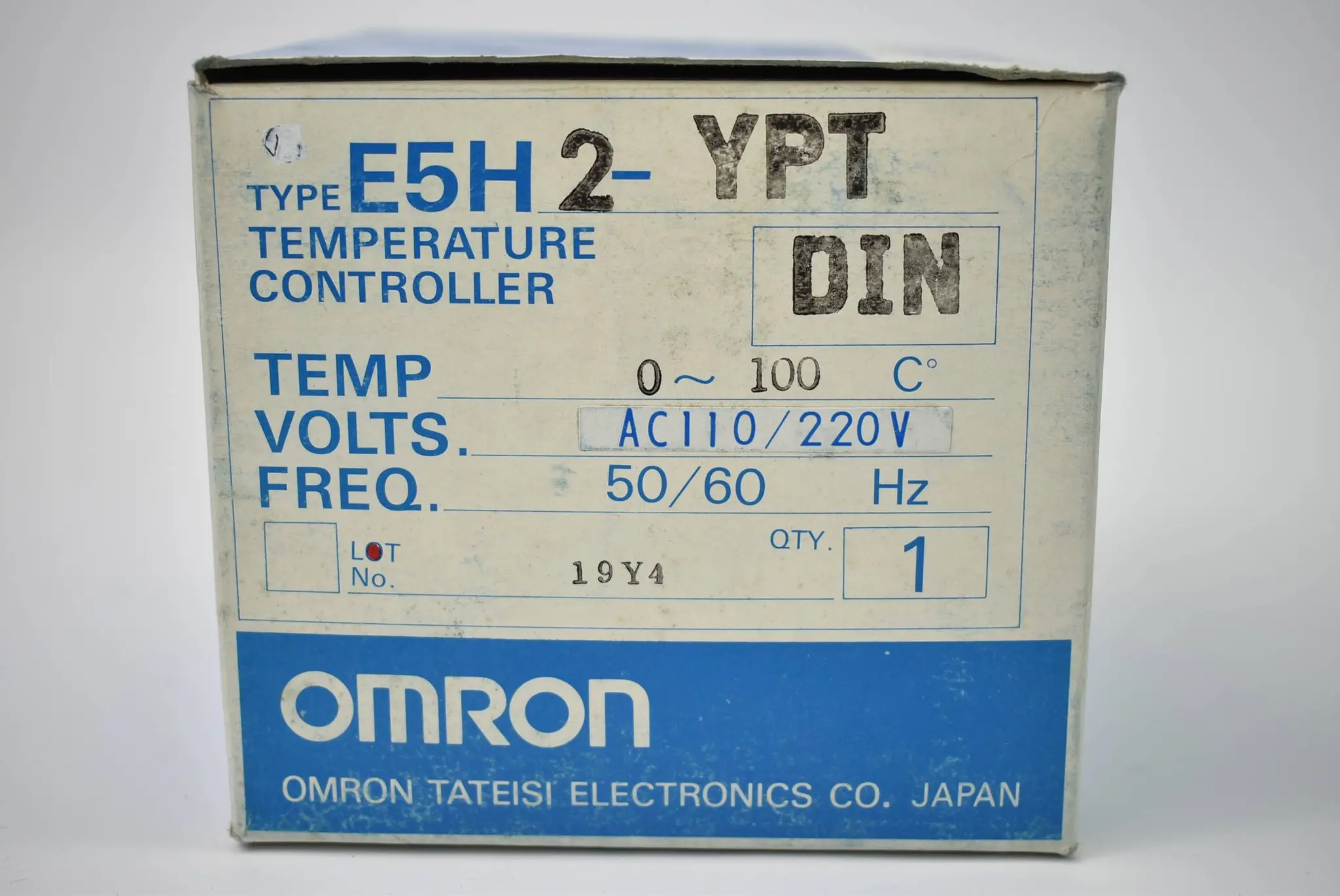 Produktfoto 1 von Omron Temperatur Controller 0-100°C 110/220VAC ( E5H2-YPT DIN ) E5H2-YPTDIN