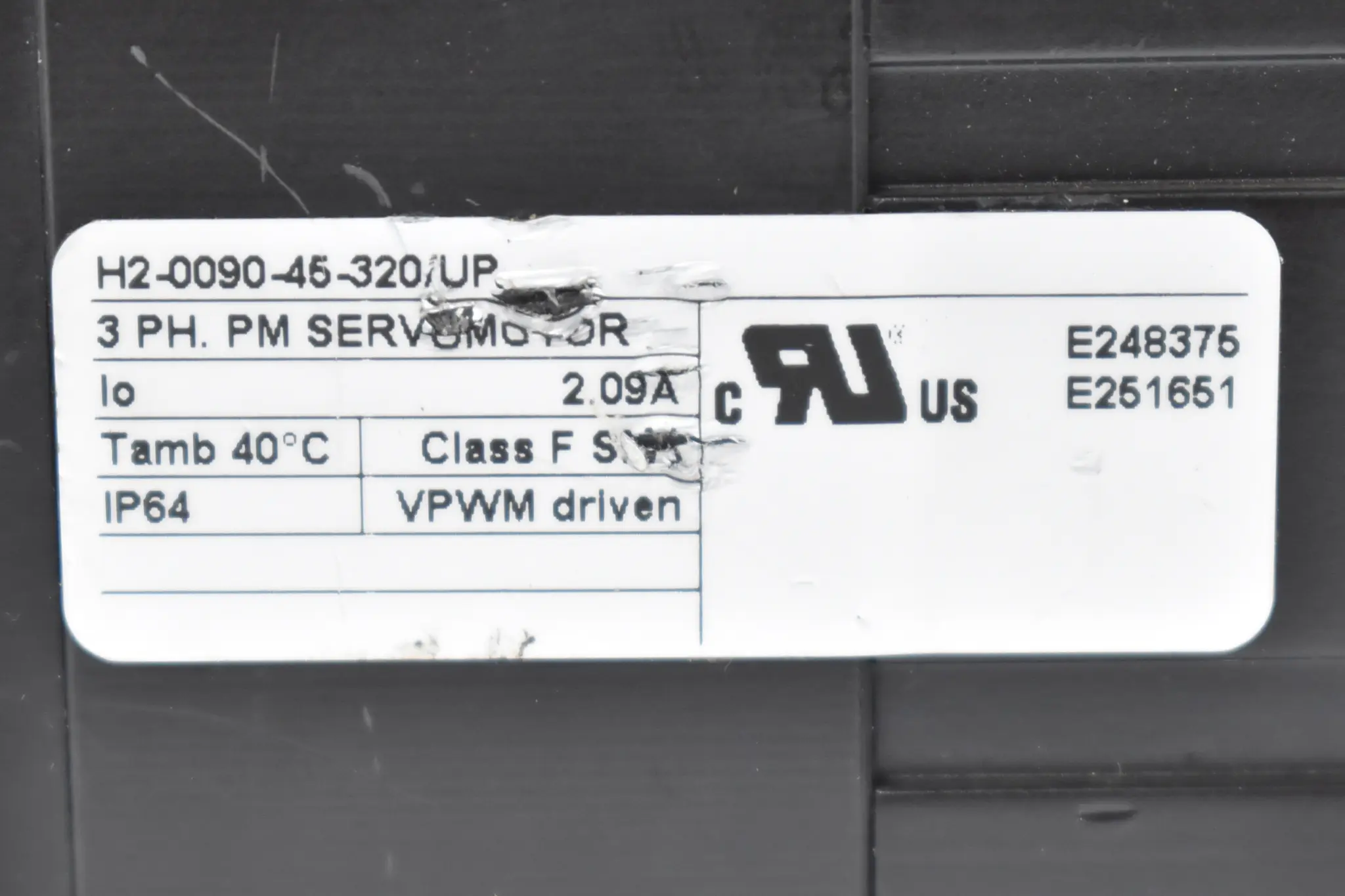 Produktfoto 1 von Lust LTi Drives 3~ Servomotor H2-0090-46-320/UP ( LSH-050-4-45-320/T1,P,1R )