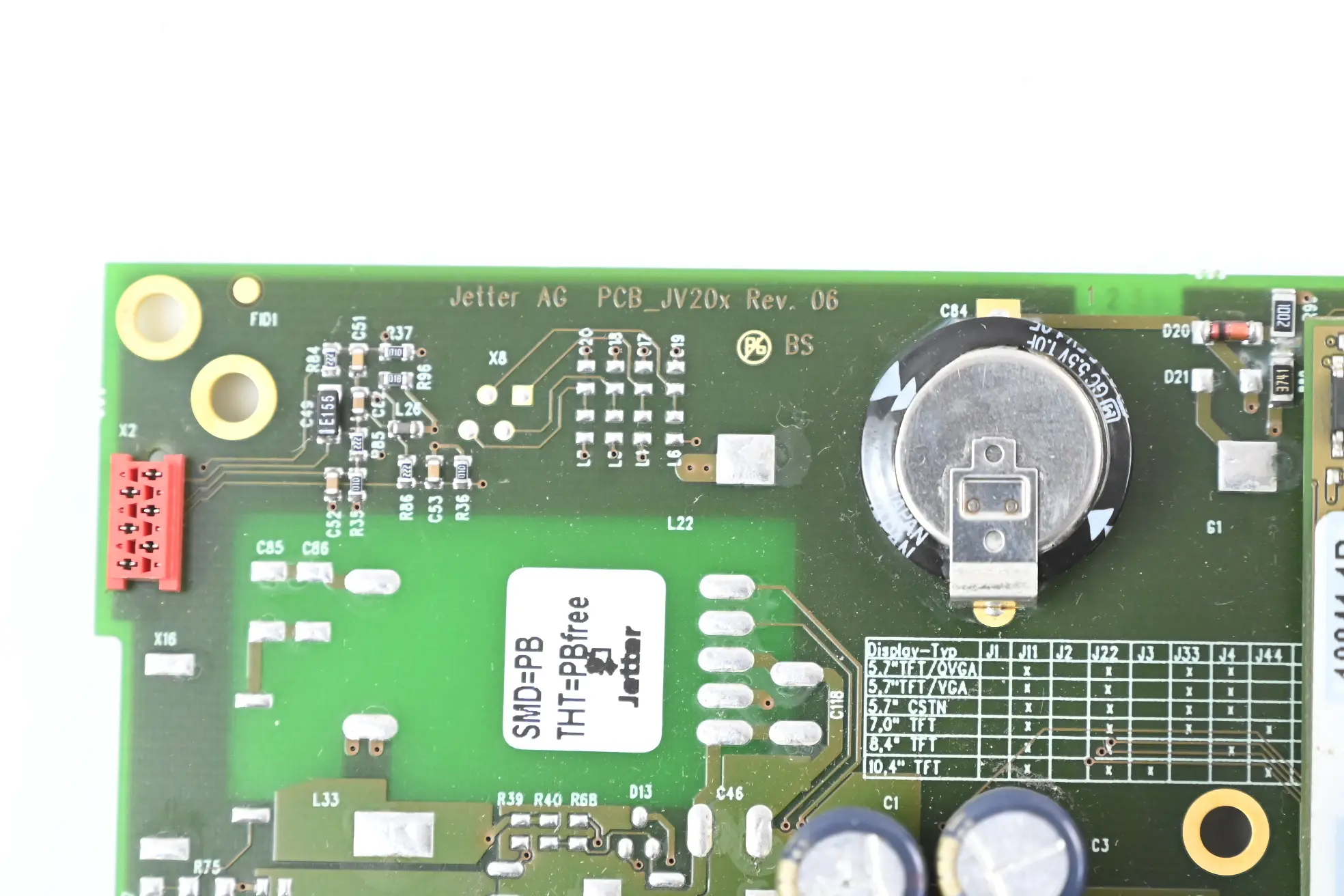 Produktfoto 1 von Jetter Leiterplatte PCB_JV20x Rev. 06