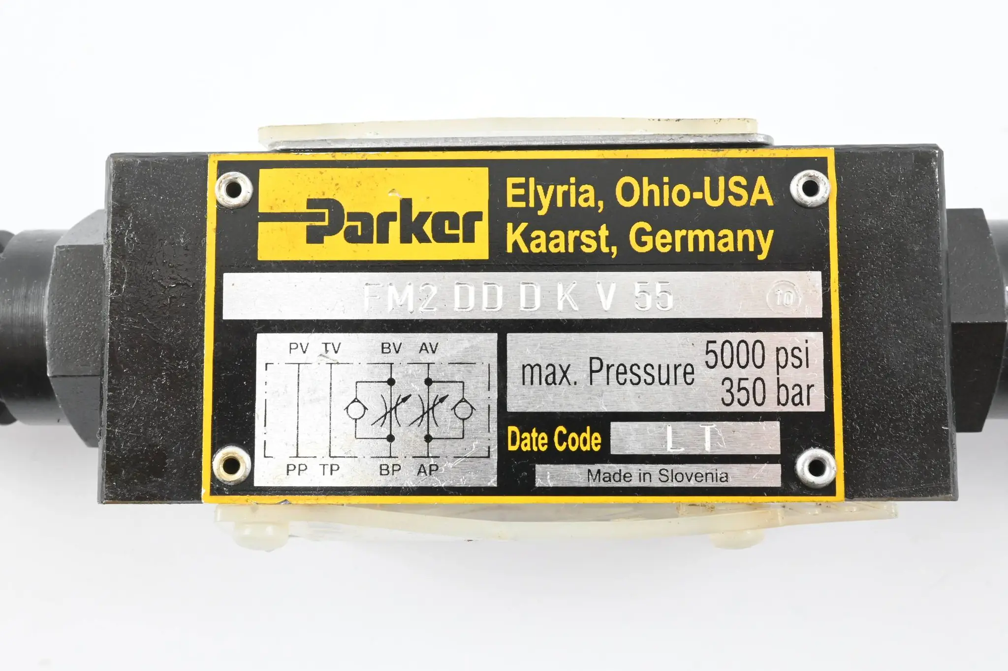 Produktfoto 1 von Parker Drosselrückschlagventil FM2 DD D K V 55 ( FM2DDDKV55 )