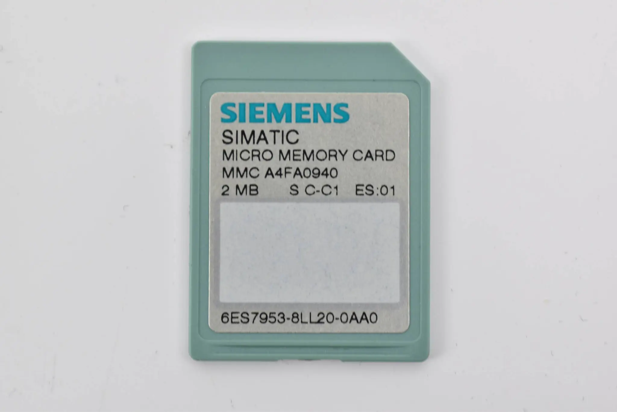 Produktfoto 1 von Siemens simatic S7 Micro Card 2MB 6ES7 953-8LL20-0AA0 ( 6ES7953-8LL20-0AA0 )