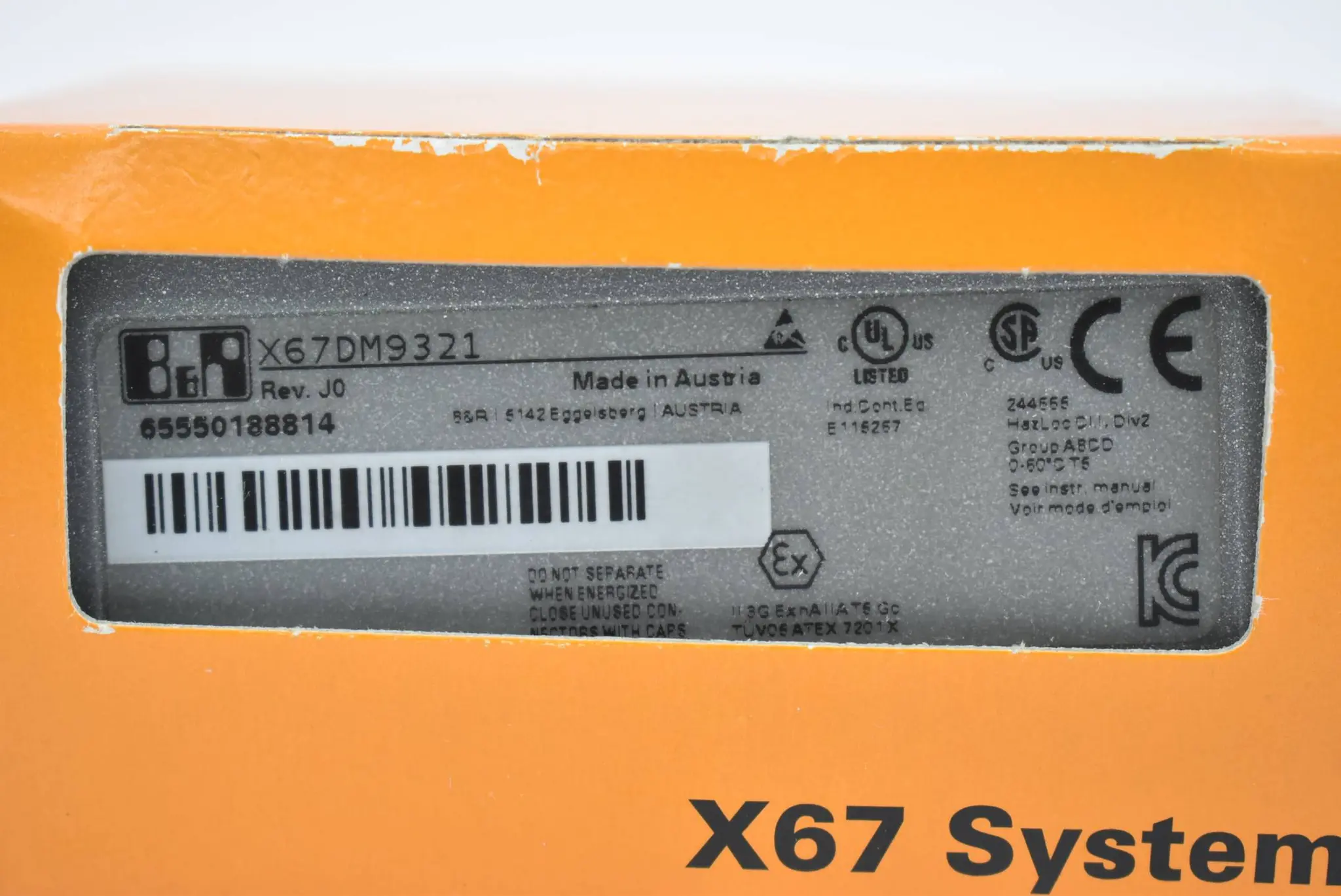 Produktfoto 1 von B&R automation digitales Mischmodul 8 Kanäle X67 DM 9321 ( X67DM9321 ) Rev. J0