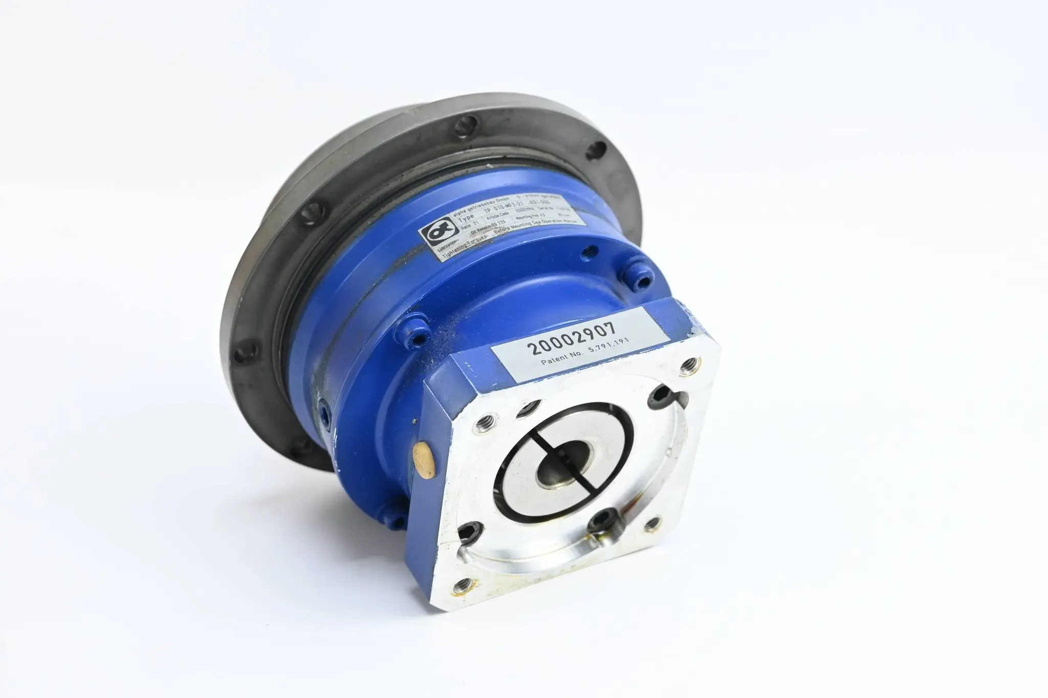 Produktfoto 1 von Alpha Getriebe TP 010-MF2-21-031-000 ( TP010-MF2-21-031-000 ) 20002994