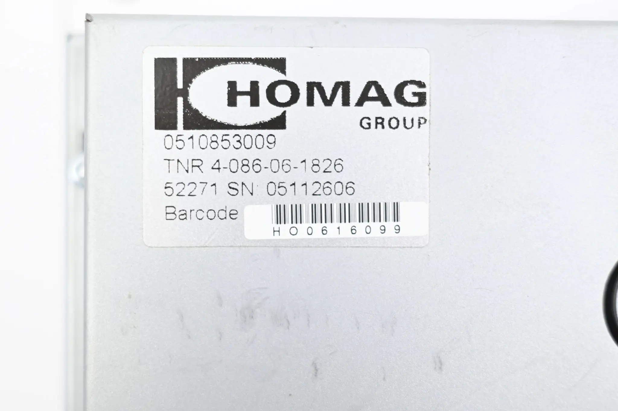 Produktfoto 1 von Homag Display TNR 4-086-06-1826 ( 0510853009 )