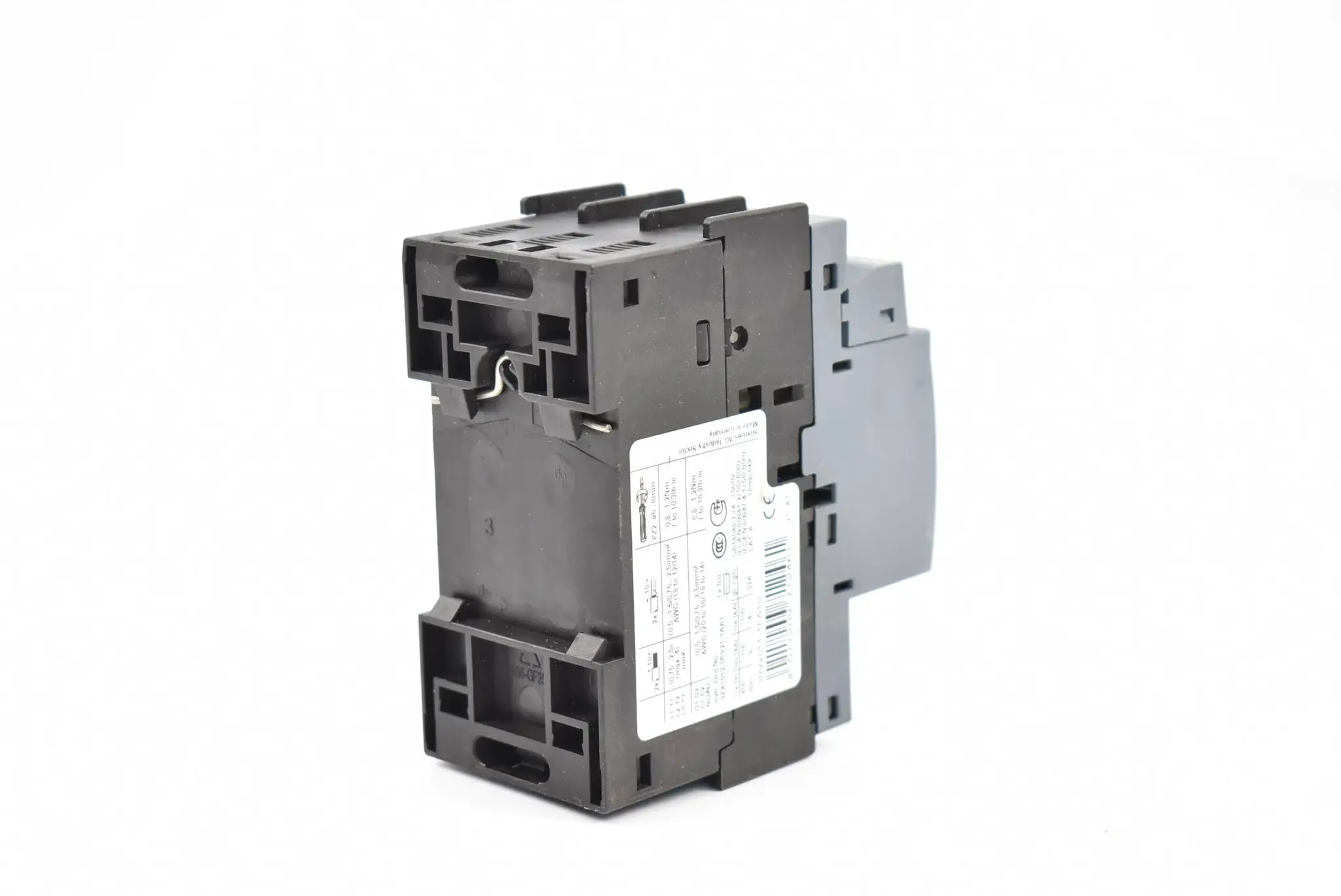 Produktfoto 1 von Siemens Sirius Leistungsschalter 3RV2011-1FA10 ( 3RV2 011-1FA10 ) + 3RV2901-2E